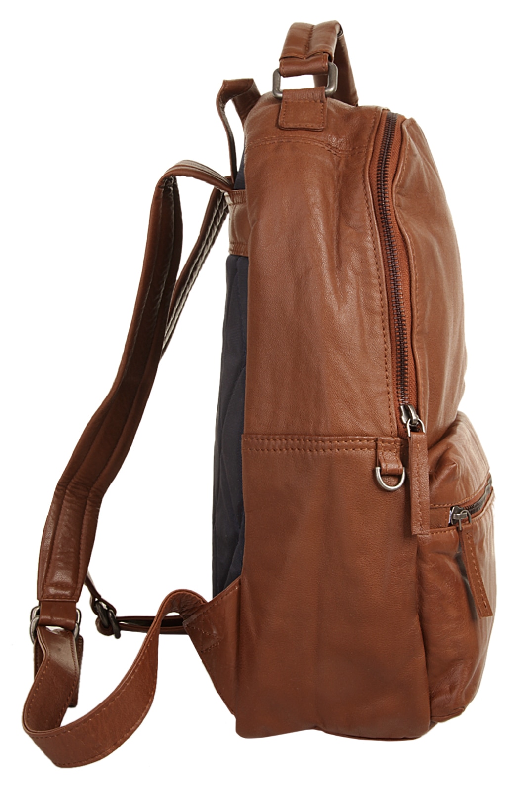 WouWou Cityrucksack, echt Leder
