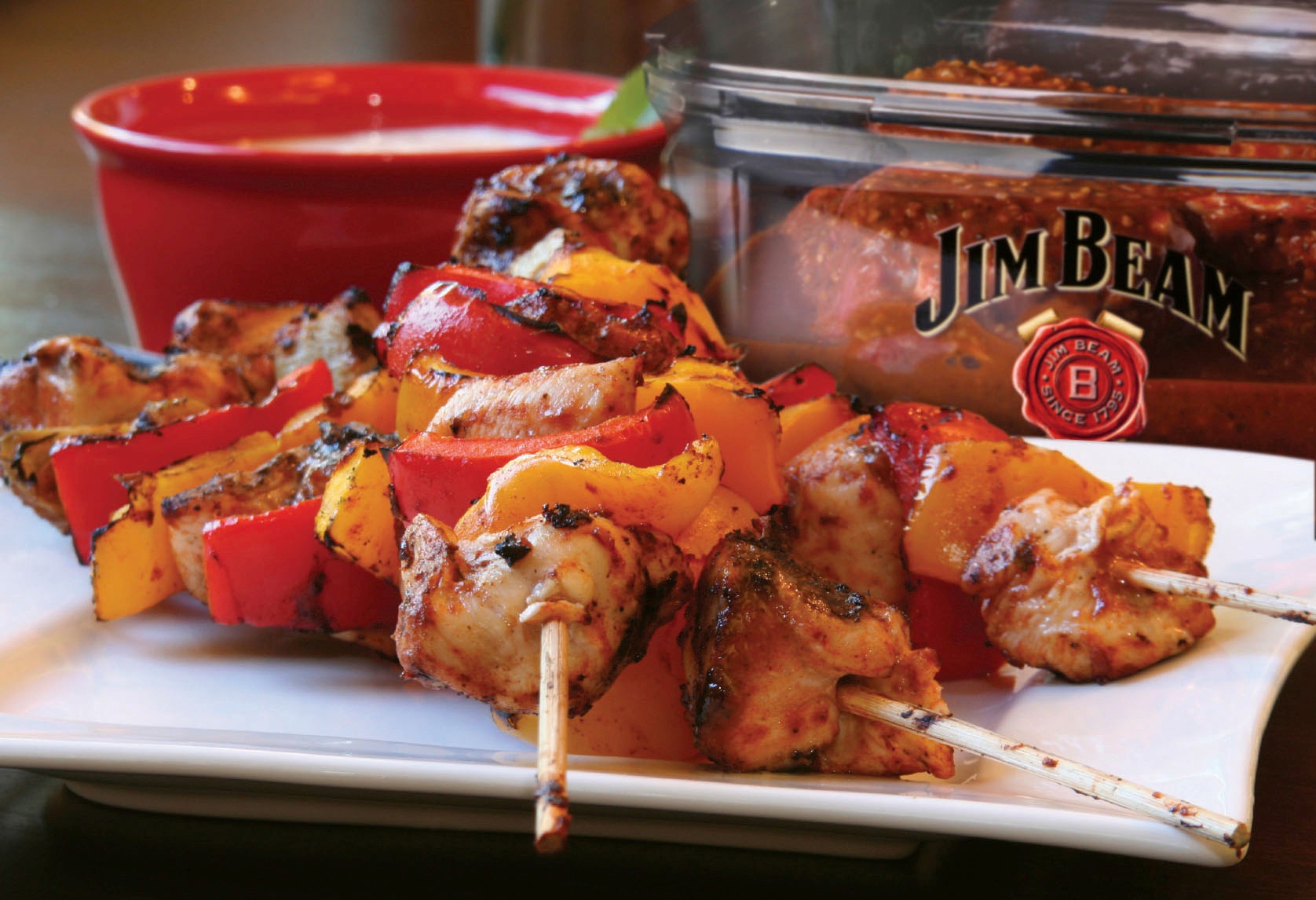 Jim Beam BBQ Vakuumbehälter, (2 tlg.), zum Marinieren