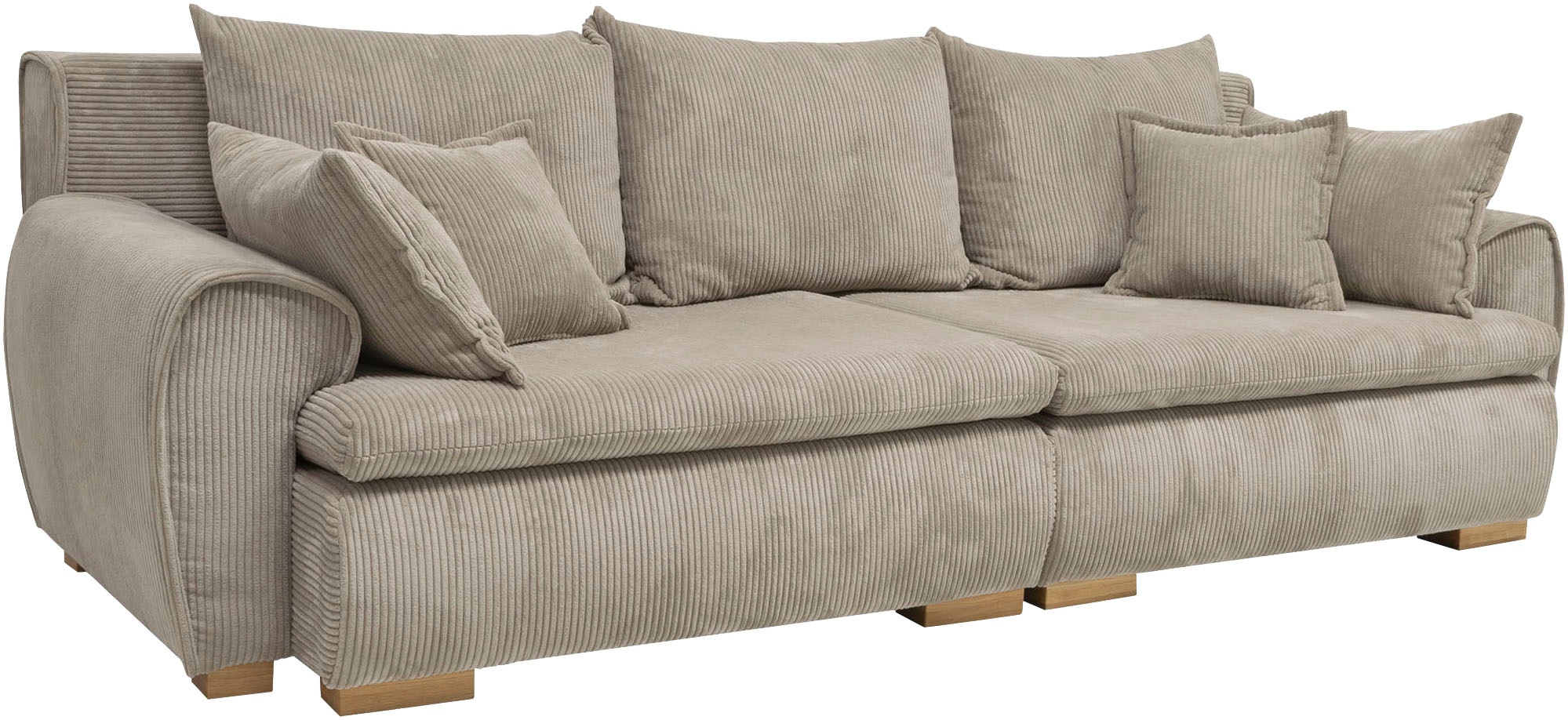 Home affaire Big-Sofa »Cara Mia«, Breite 275 cm, Cord-Bezug