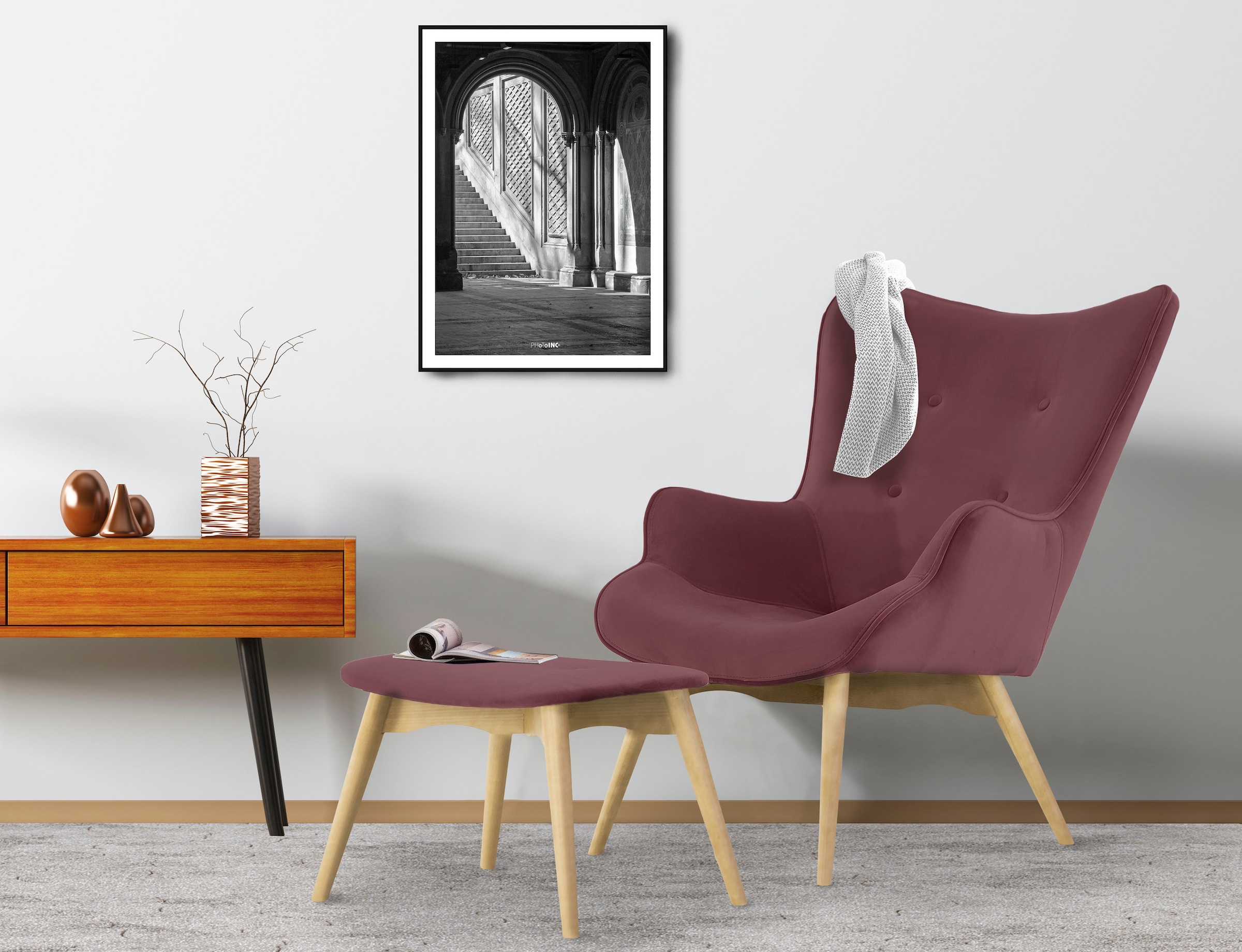 Home affaire Sessel »Egense« wahlweise mit oder ohne Hocker günstig online kaufen