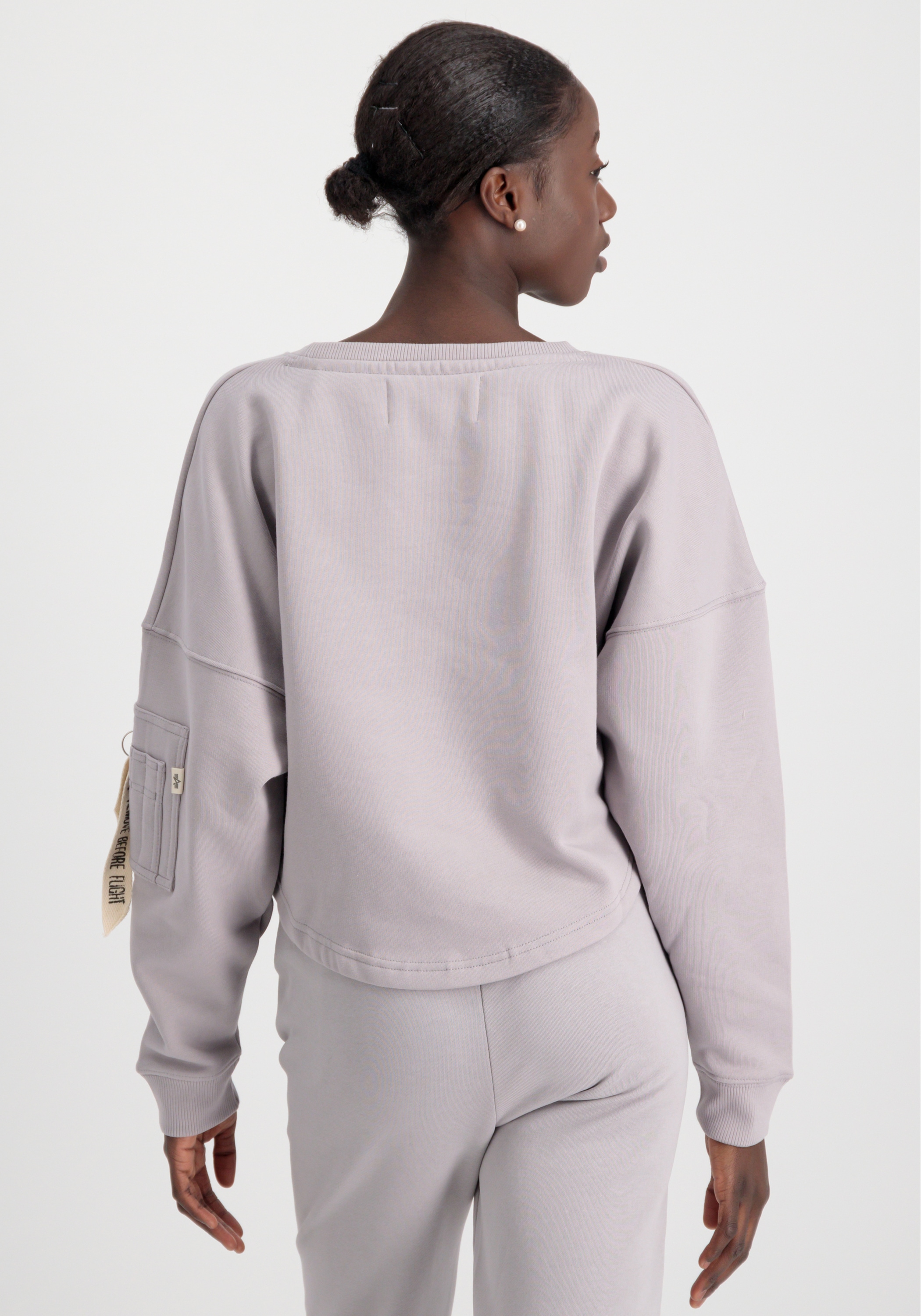 Alpha Industries Sweater »Organics Cropped OS Sweater Wmn«