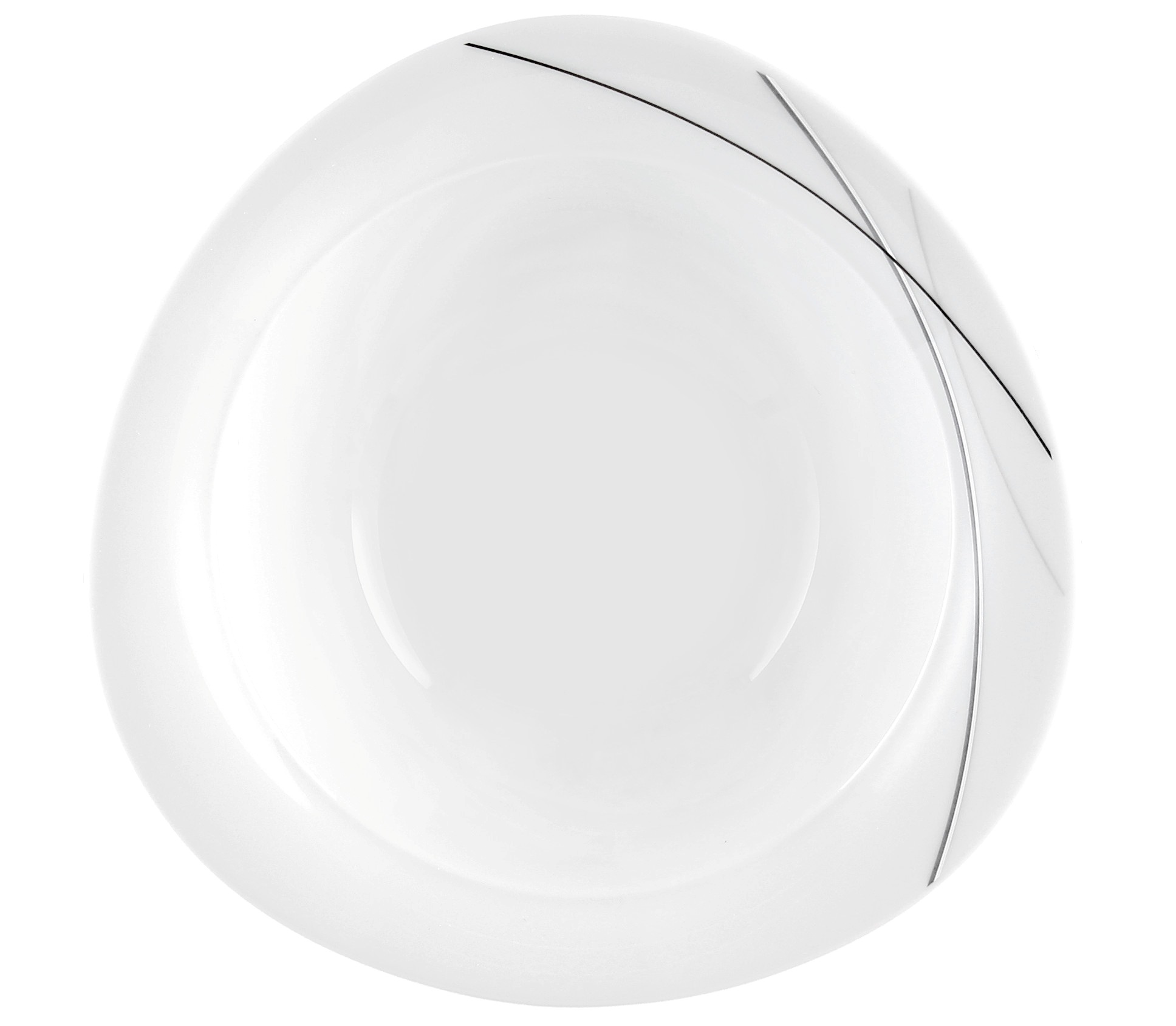 Seltmann Weiden Frühstücks-Geschirrset »Service, Trio Highline  (Teller, Schale, Kaffeebecher)« Teller, Becher, Schalen, Made in Germany, 18 Teile, für 6 Personen