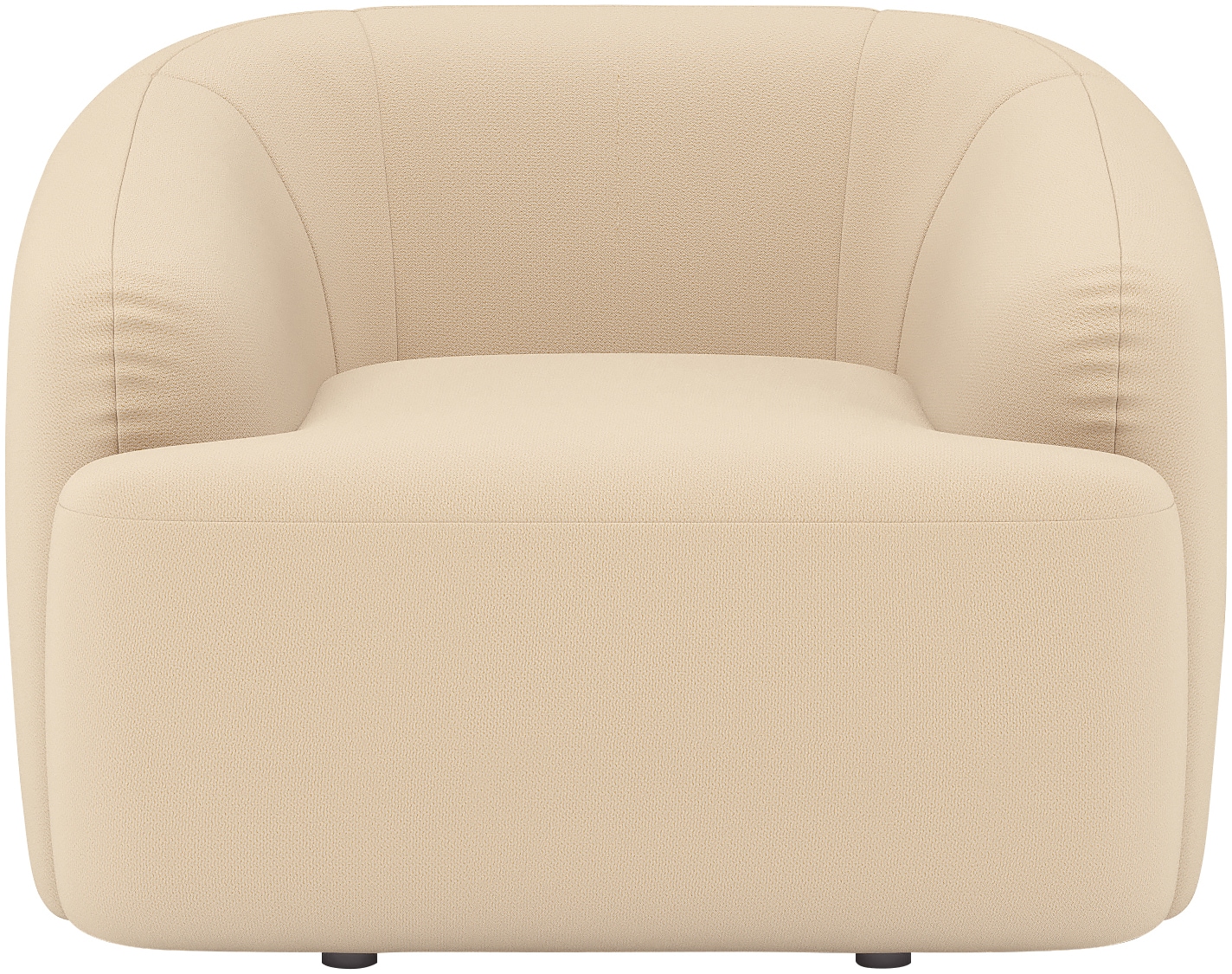 INOSIGN Sessel »Nergal, B/T/H, 120/110/81 cm«, Großer Sessel mit Wellenunte günstig online kaufen