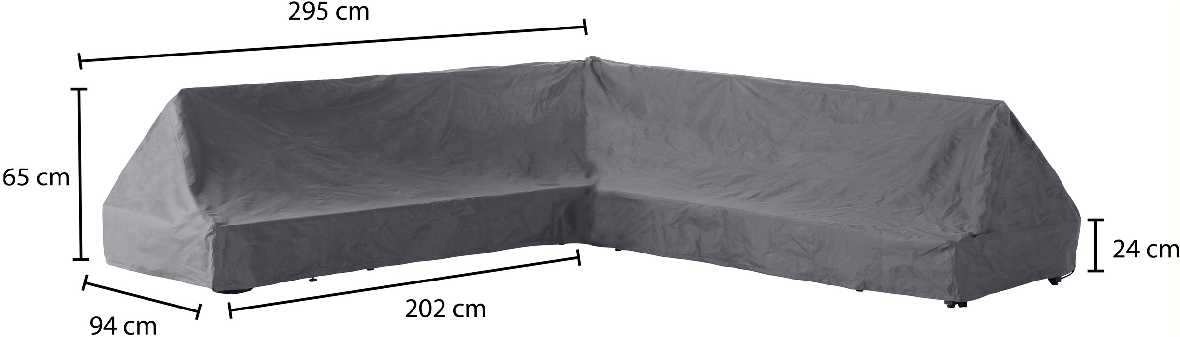 winza outdoor covers Gartenmöbel-Schutzhülle »TOPSELLER!«, geeignet für Loungeset Eckeinheit, bis zu 295 cm