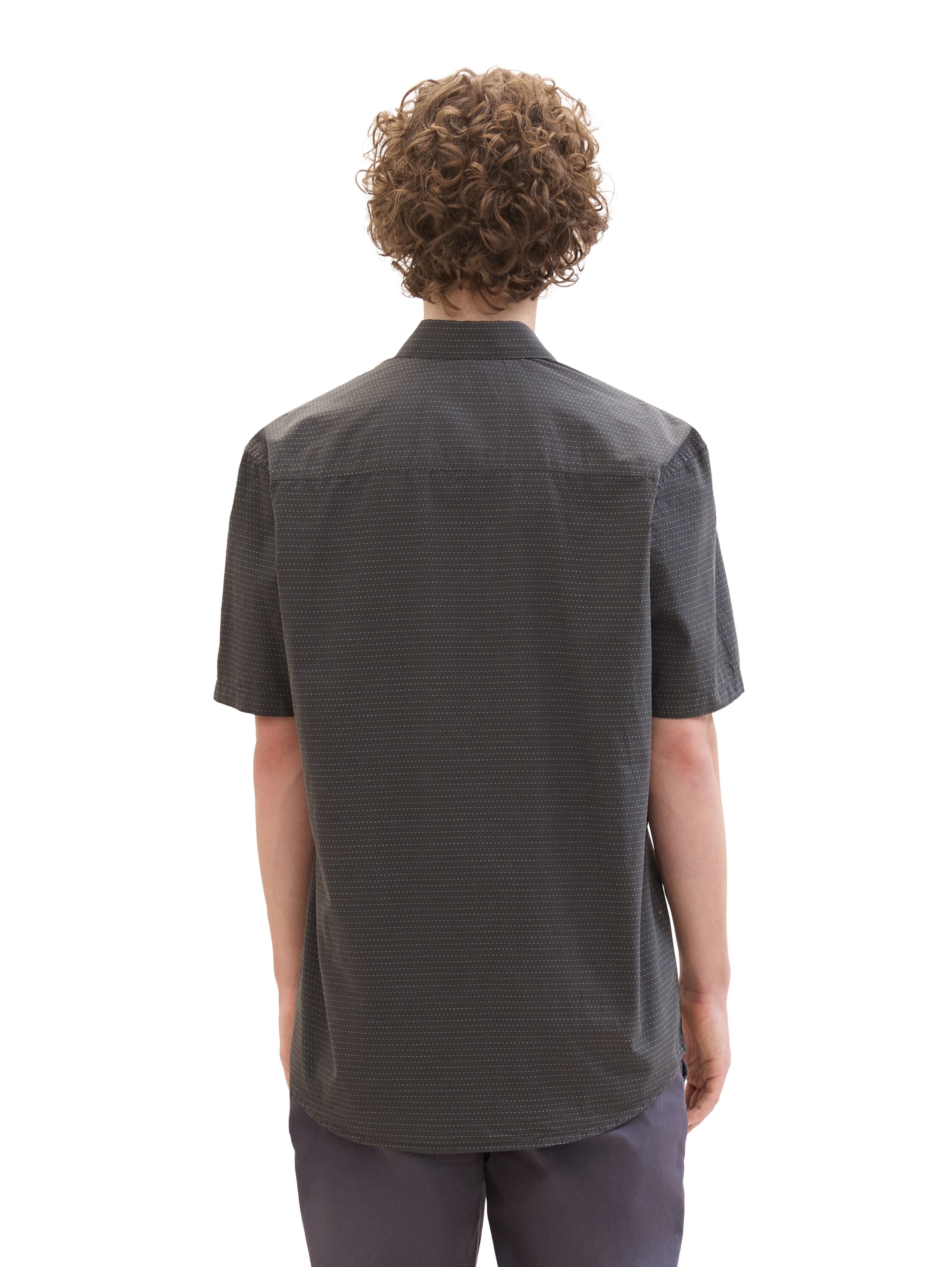 TOM TAILOR Denim Kurzarmhemd, mit Muster