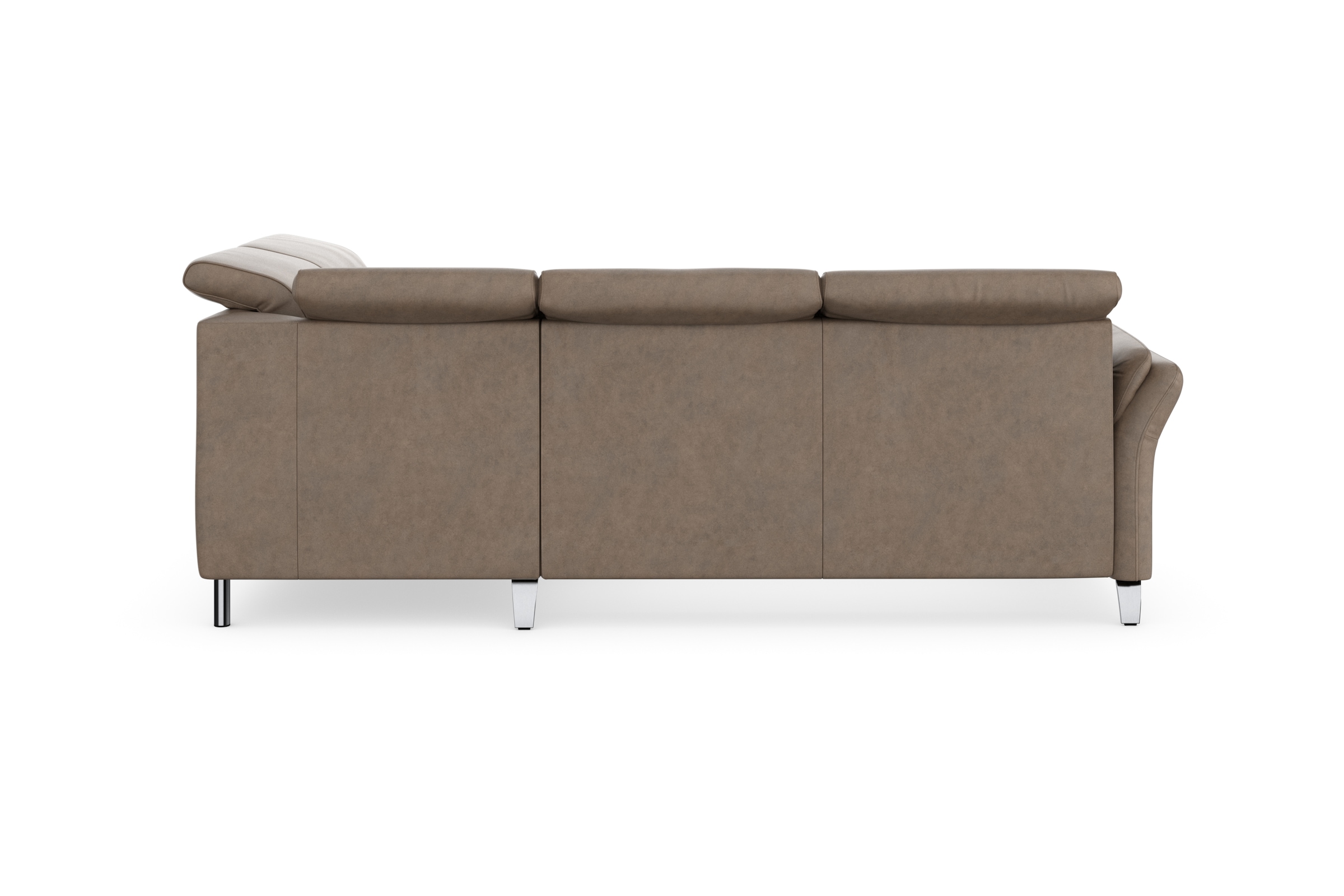 sit&more Ecksofa »Grenoble L-Form mit Federkern«, wahlweise mit Bettfunktion, Bettkasten, Arm- und Kopfteilverstellung