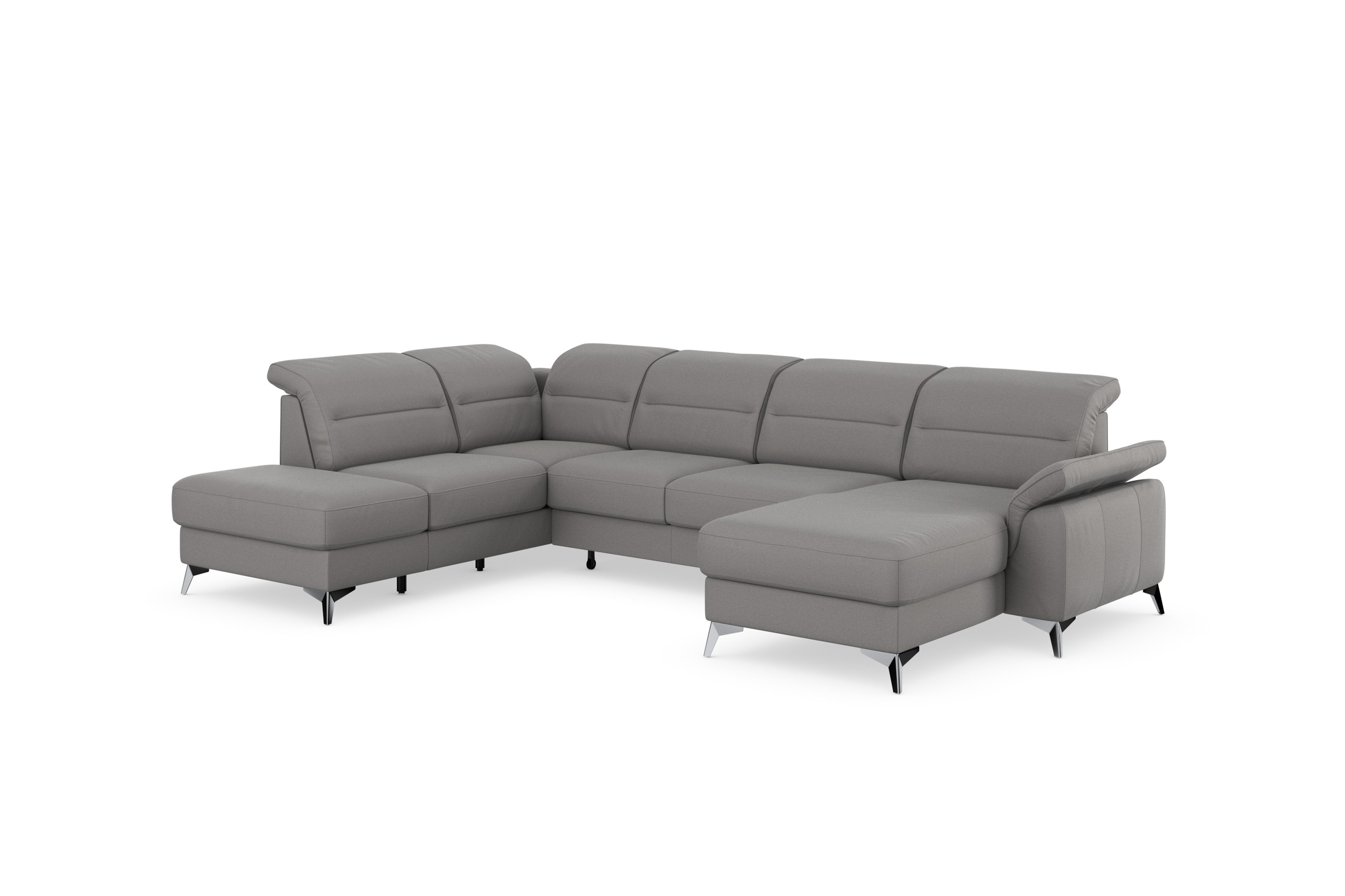 sit&more Wohnlandschaft »Sinatra U-Form«, optional mit Kopfteilverstellung und Armteilfunktion etc.