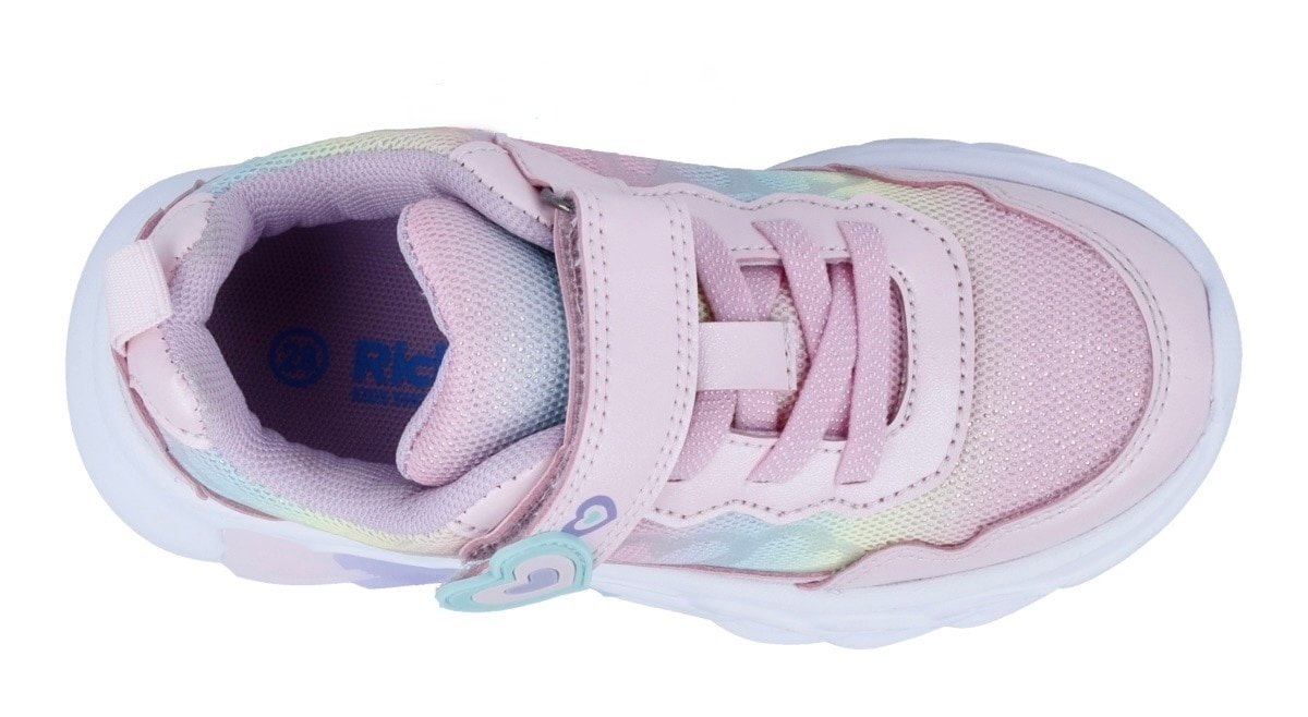 Richter Slip-On Sneaker »Stella (Blinki)«  Klettschuh, Blinkschuh, Größenschablone zum Download, mit WMS
