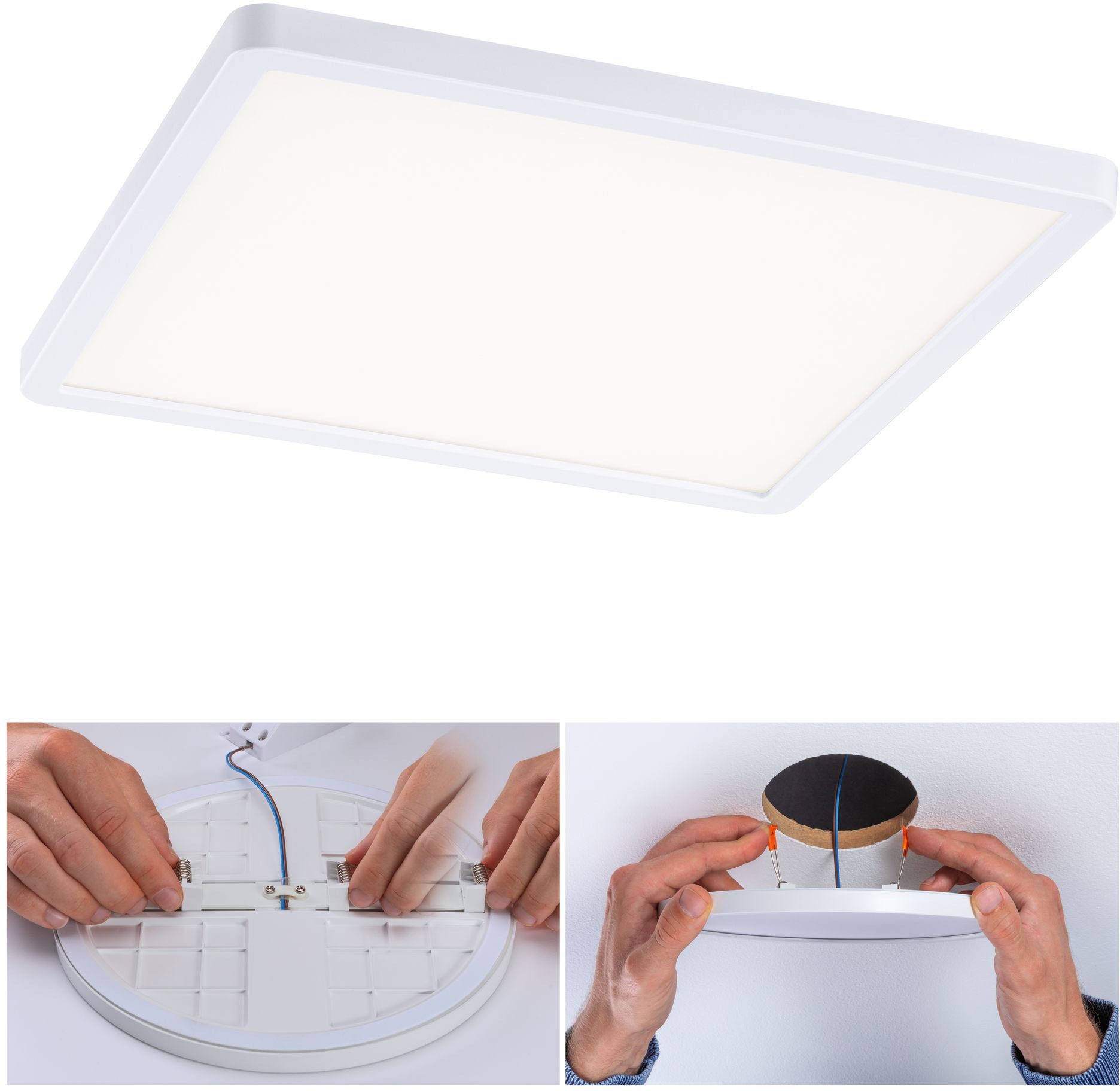 Paulmann LED Bad-Einbauleuchte »Areo«, Schutzart IP44, 3-Stufen-dimmbar, Gr. 23 x 23 cm, inkl. LED-Leuchtmittel