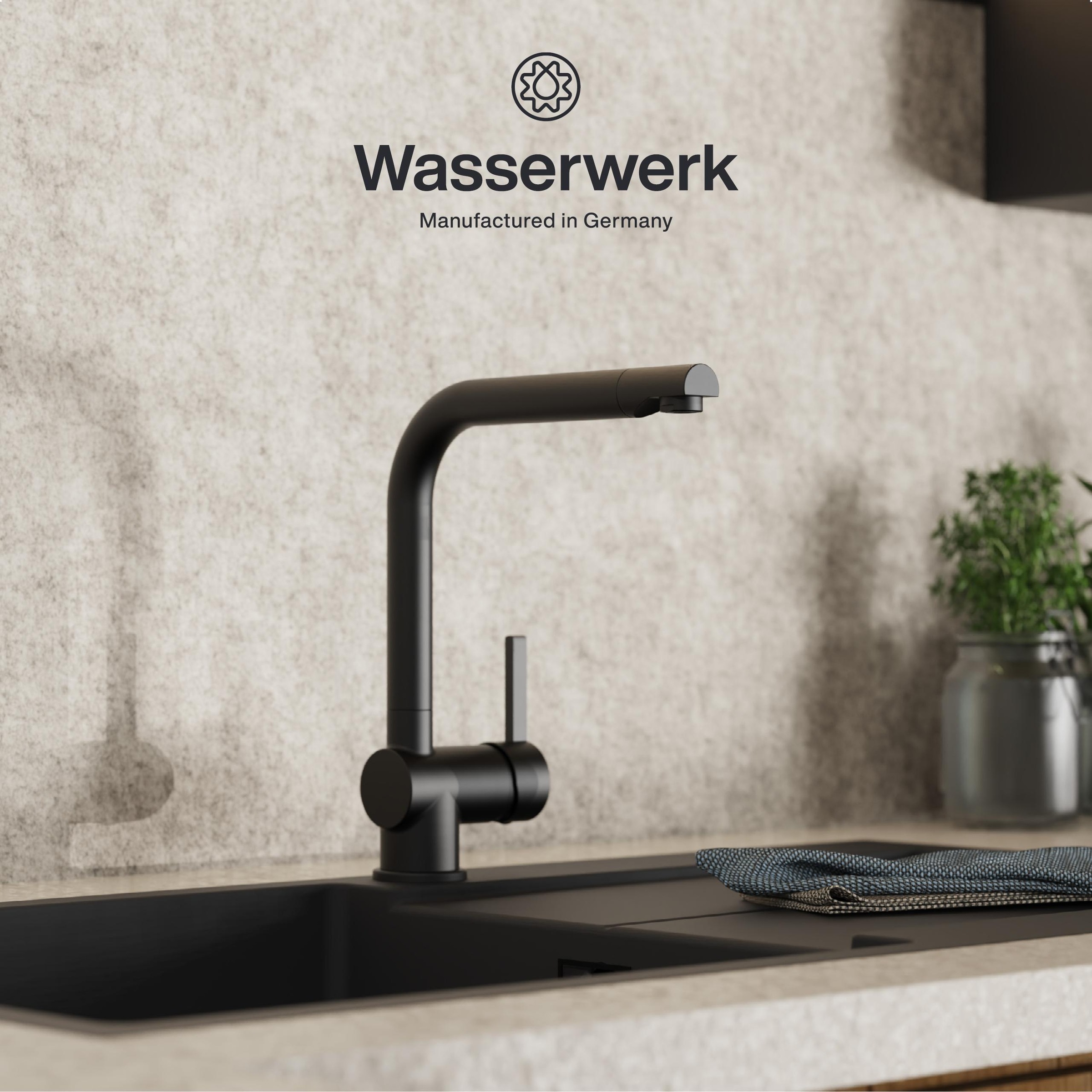 WASSERWERK Spültischarmatur »WK 4, Wasserhahn, Küche, Einhebelmischer« 360° günstig online kaufen