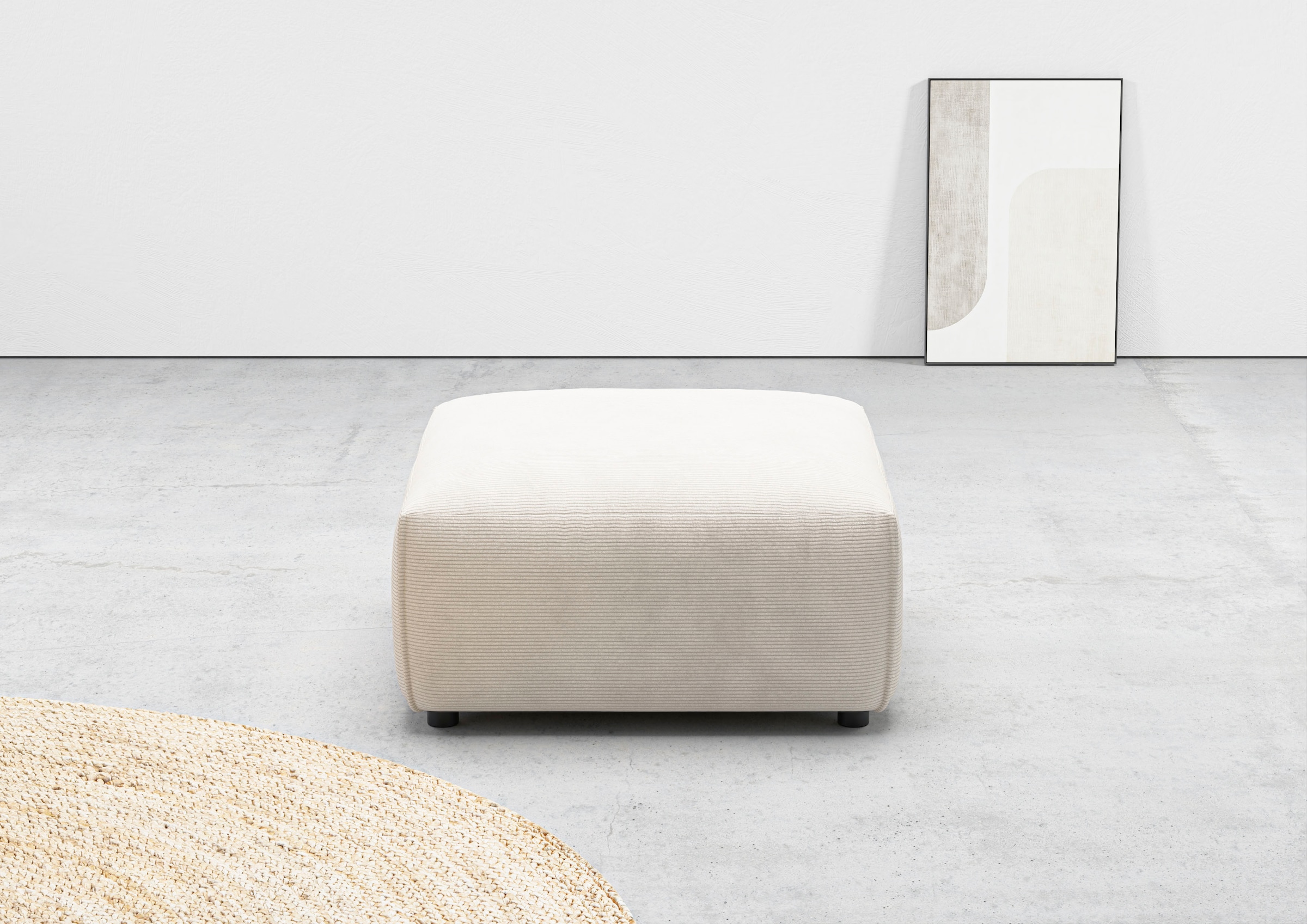 Home affaire Hocker »Glimminge auch in Breitcord, Feincord und Easy care-Be günstig online kaufen