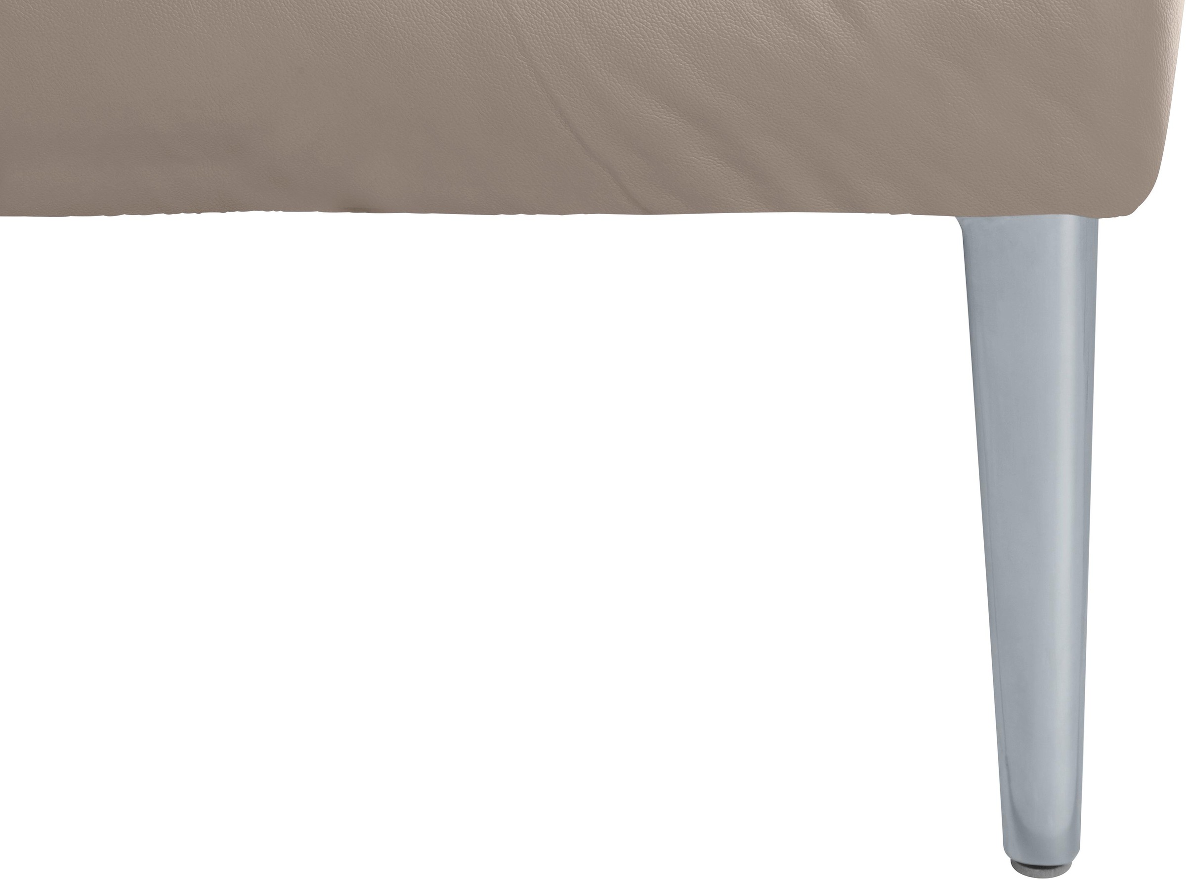 W.SCHILLIG Ecksofa »enjoy&MORE, Designsofa, bequem, zeitlos und elegant, L-Form«, mit Sitztiefenverstellung, Füße silber matt, Breite 340 cm