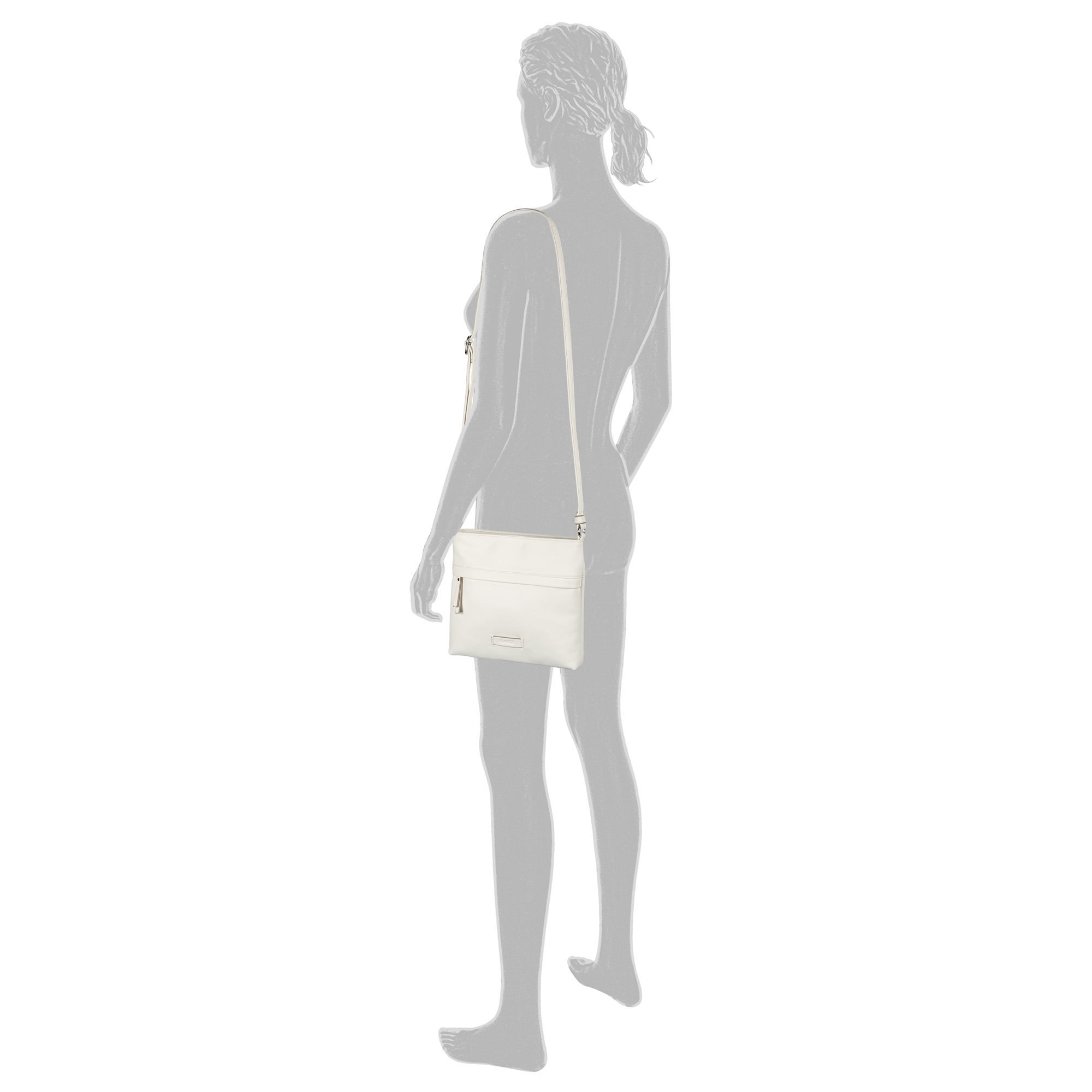 Gabor Umhängetasche »Faye« Damen Schultertasche mit Logoprägung