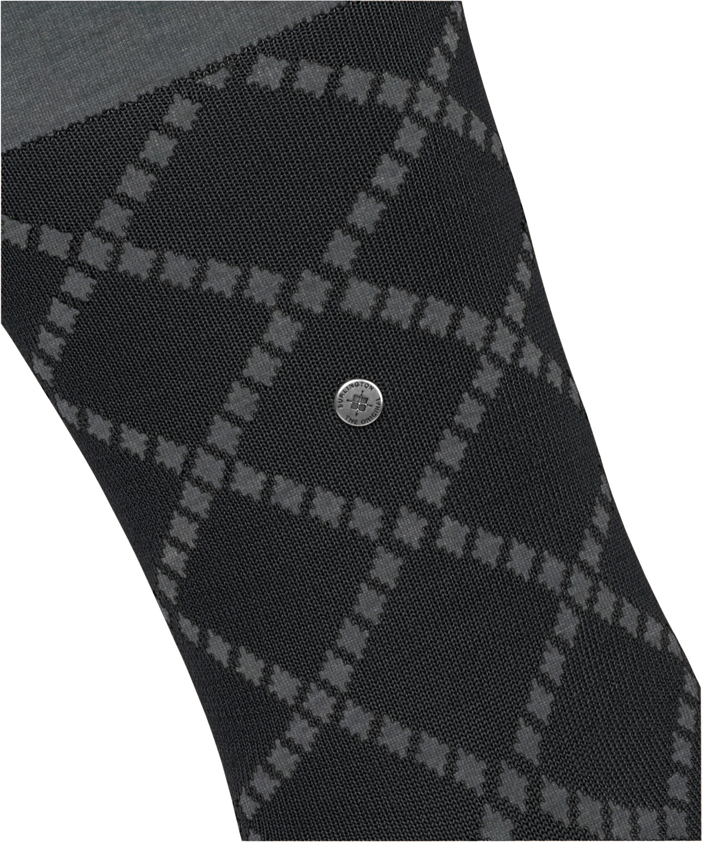 Burlington Socken »Ferry Road« Einheitsgröße 40-46, Rauten-Design, wärmende Wollmischung