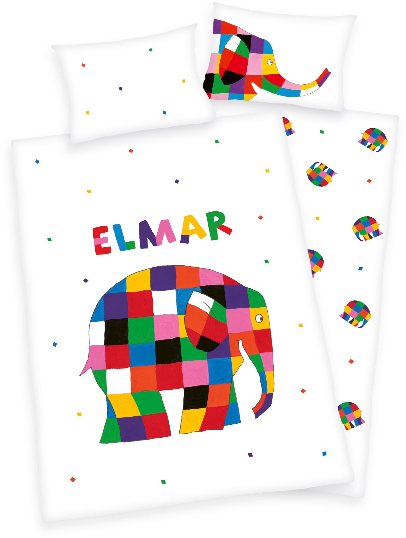Babybettwäsche »Elmar«, (2 tlg.), mit tollem Motiv günstig online kaufen