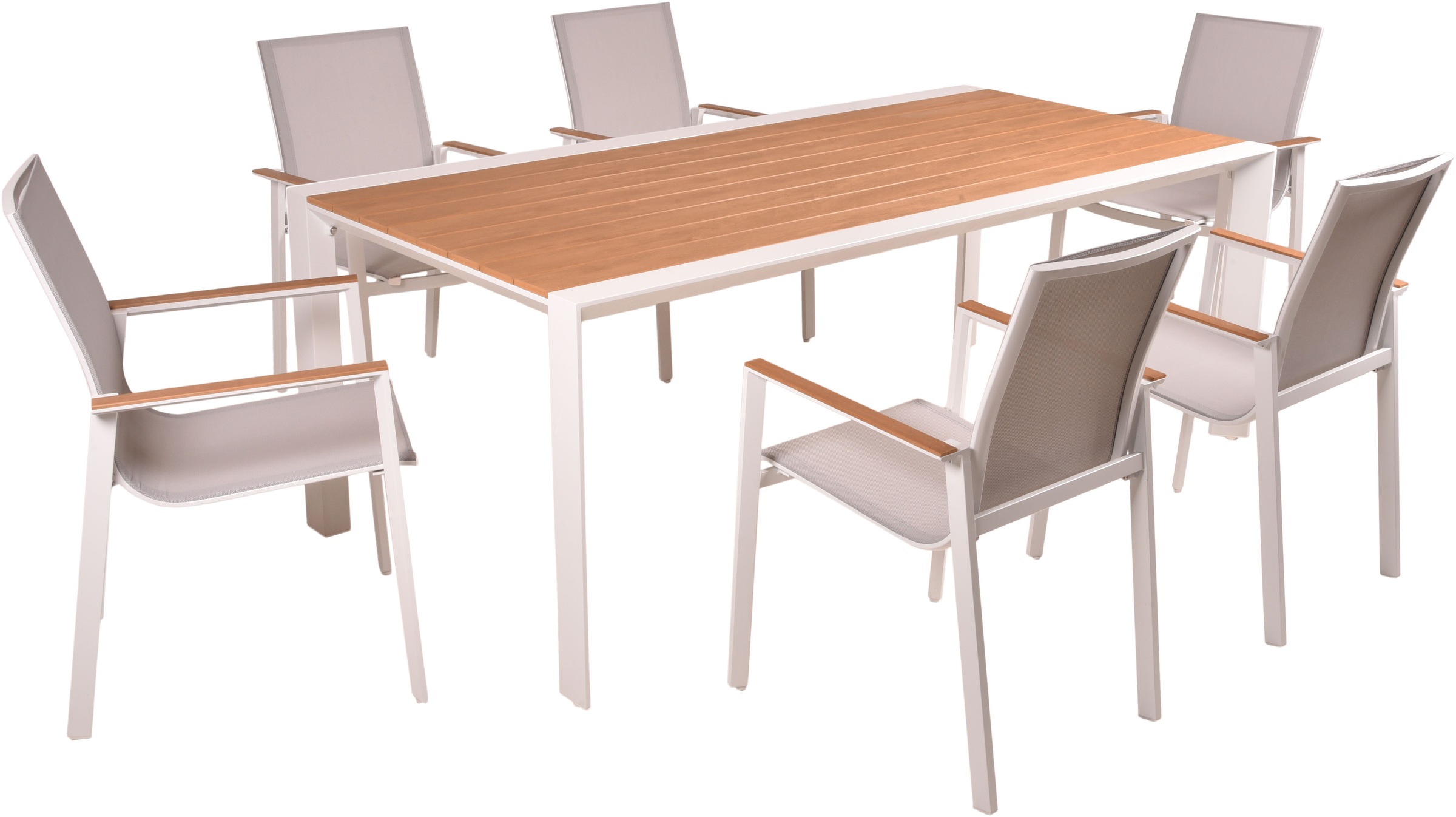 Garden Pleasure Garten-Essgruppe »VENICE Set 02« 7 Stk. tlg. günstig online kaufen