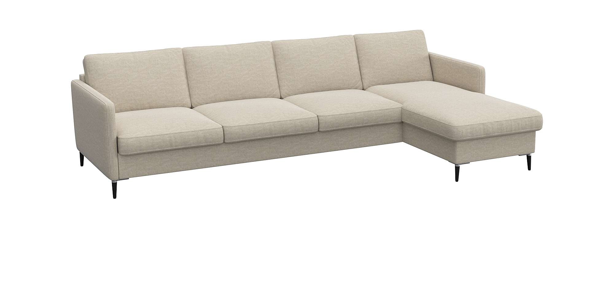 FLEXLUX Ecksofa »Fiore, L-Form, bequem und komfortabel durch hochwertigem S günstig online kaufen