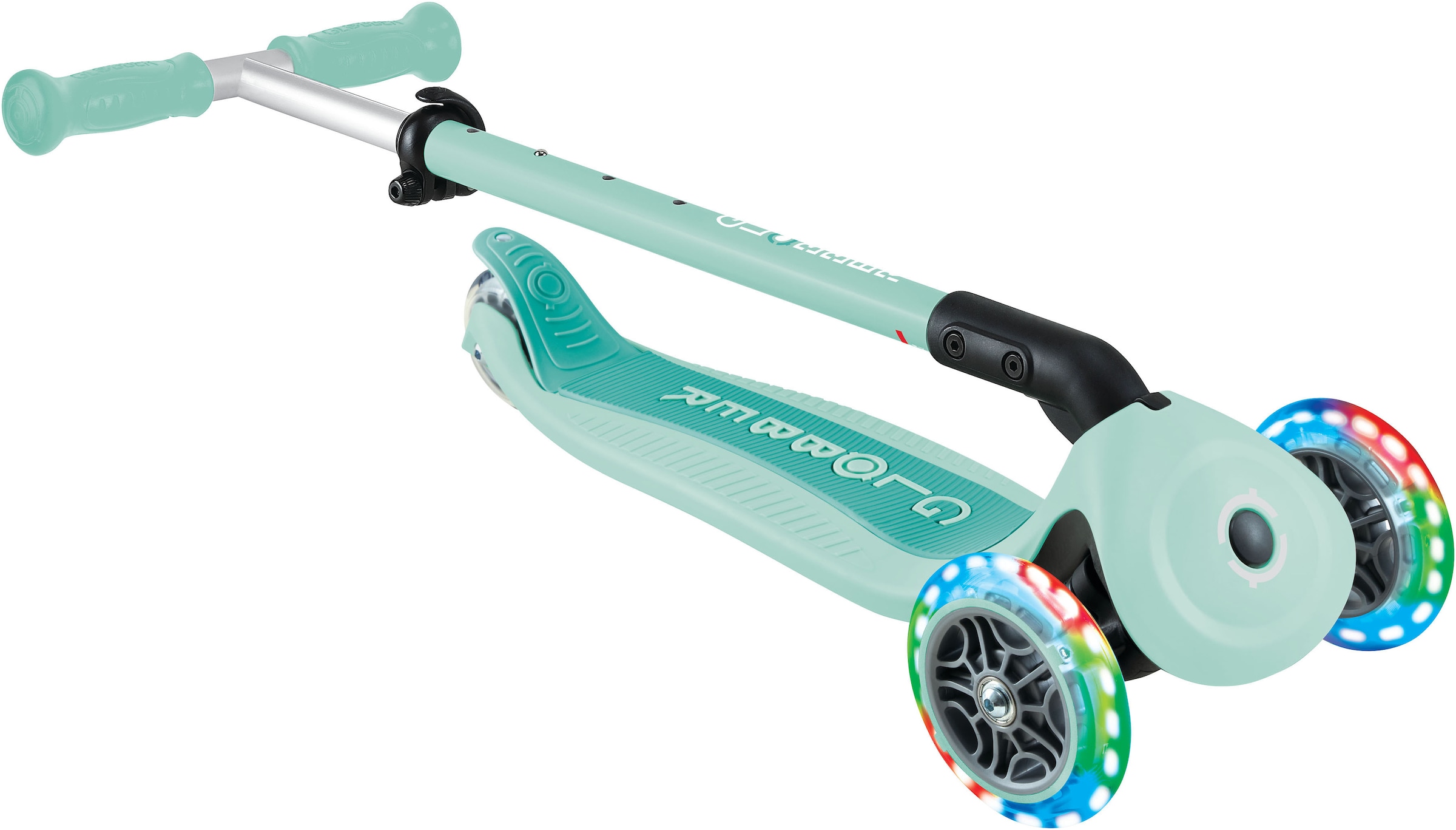 Globber Tretroller »GO-UP ACTIVE LIGHTS mit Leuchtrollen« Dreirad, Laufrad und Scooter