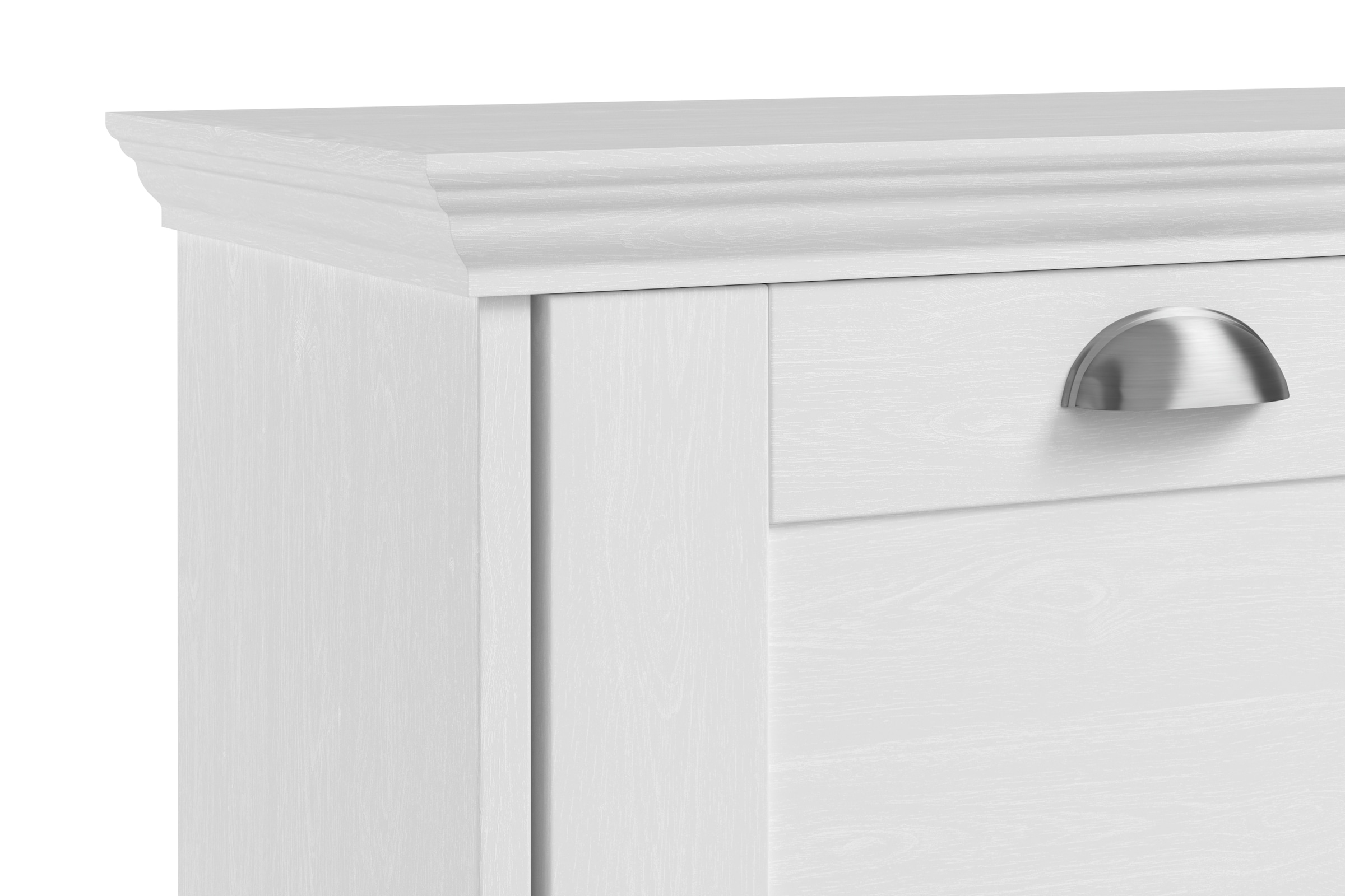 Home affaire Schuhschrank »Motala«, mit 3 Klappen, Platz für 18-20 paar Schuhe, Breite 80 cm, Höhe 132 cm