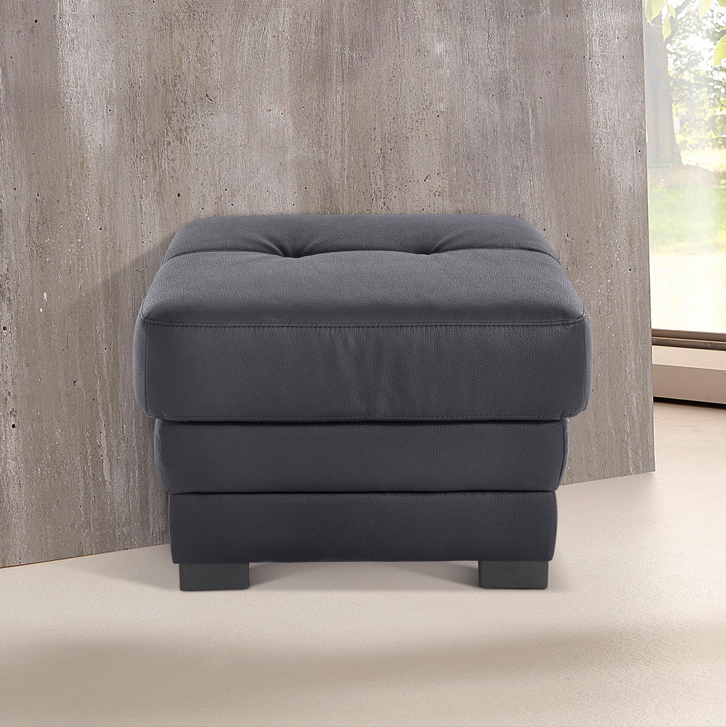 COTTA Polstergarnitur »Royale L-Form«, (Set), Set bestehend aus: Ecksofa & Hocker