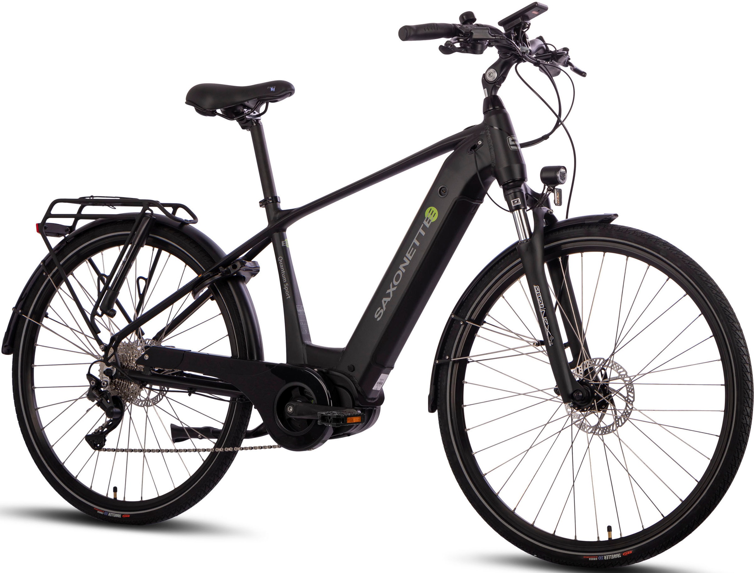 SAXONETTE E-Bike »Quantum Sport Man«, 10 Gang, Shimano, Mittelmotor 250 W