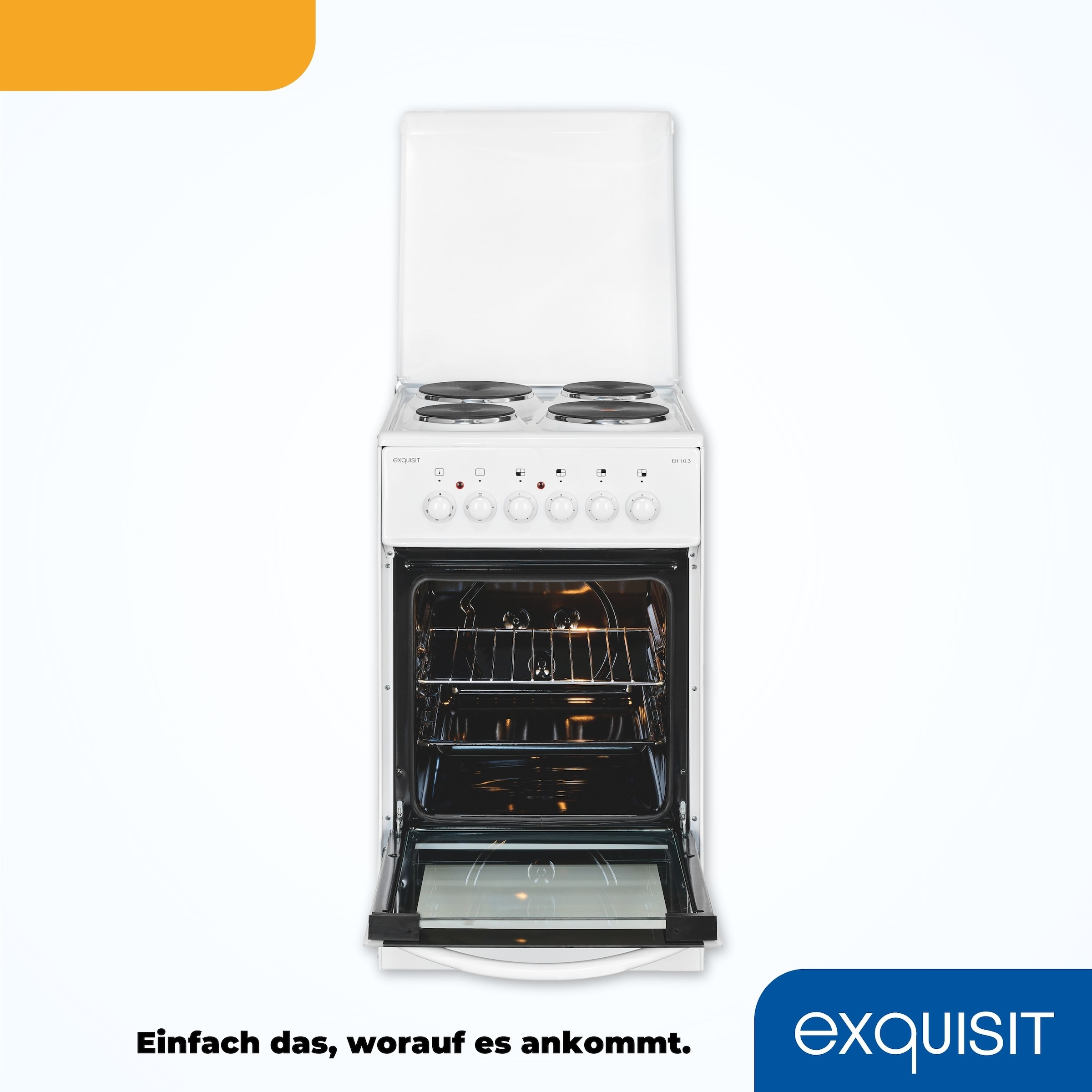 exquisit Elektro-Standherd »EH 10.3 F2«