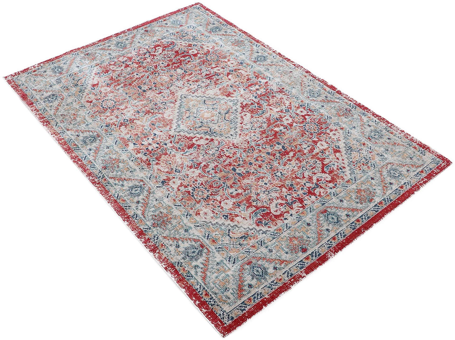 carpetfine Teppich »Noah_1«, rechteckig, 3 mm Höhe, Orient Vintage Look