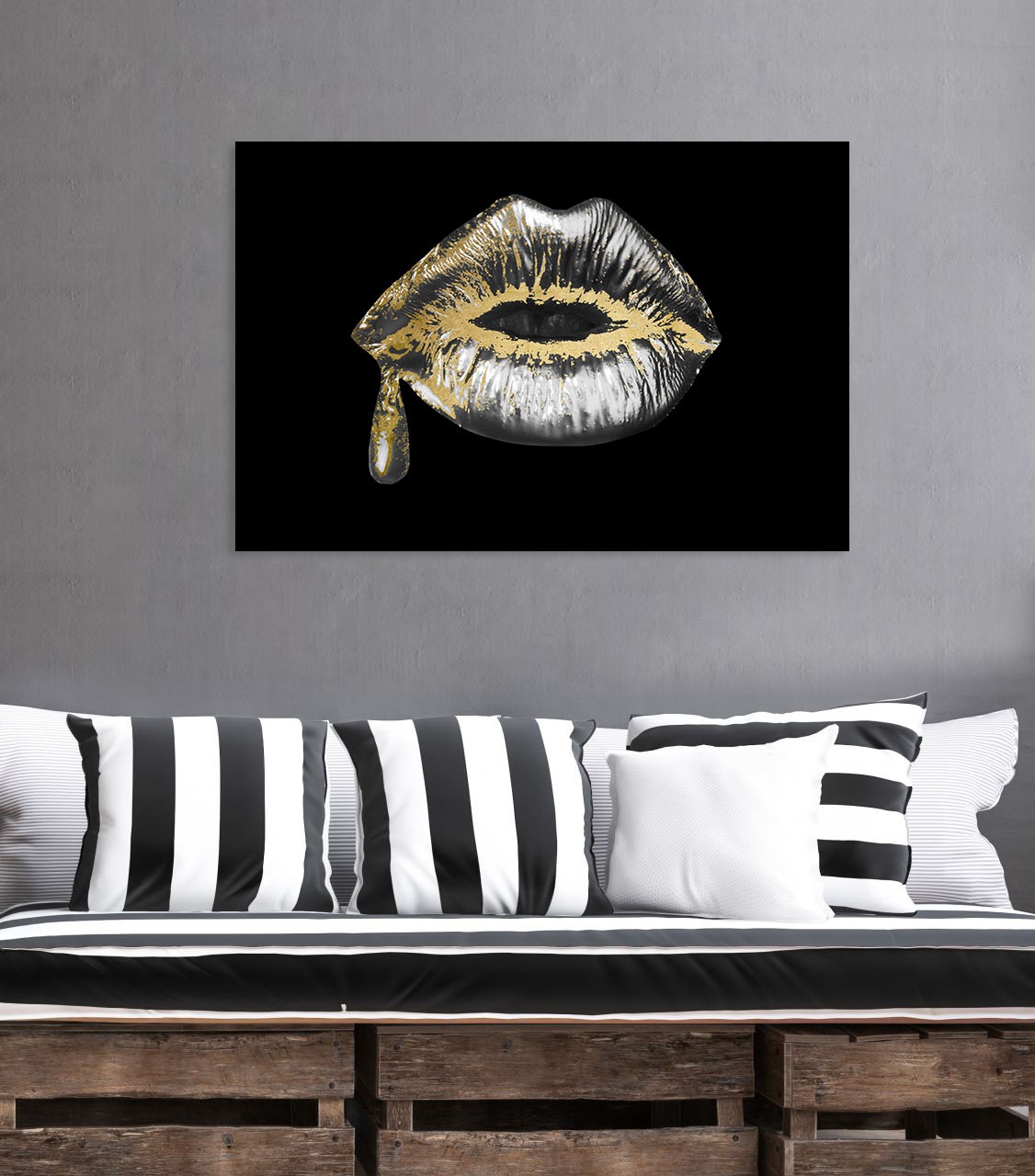 queence Acrylglasbild »Hathor«, Kunst-Gemälde-Frau-Bilder von Frauen-Mode-M günstig online kaufen