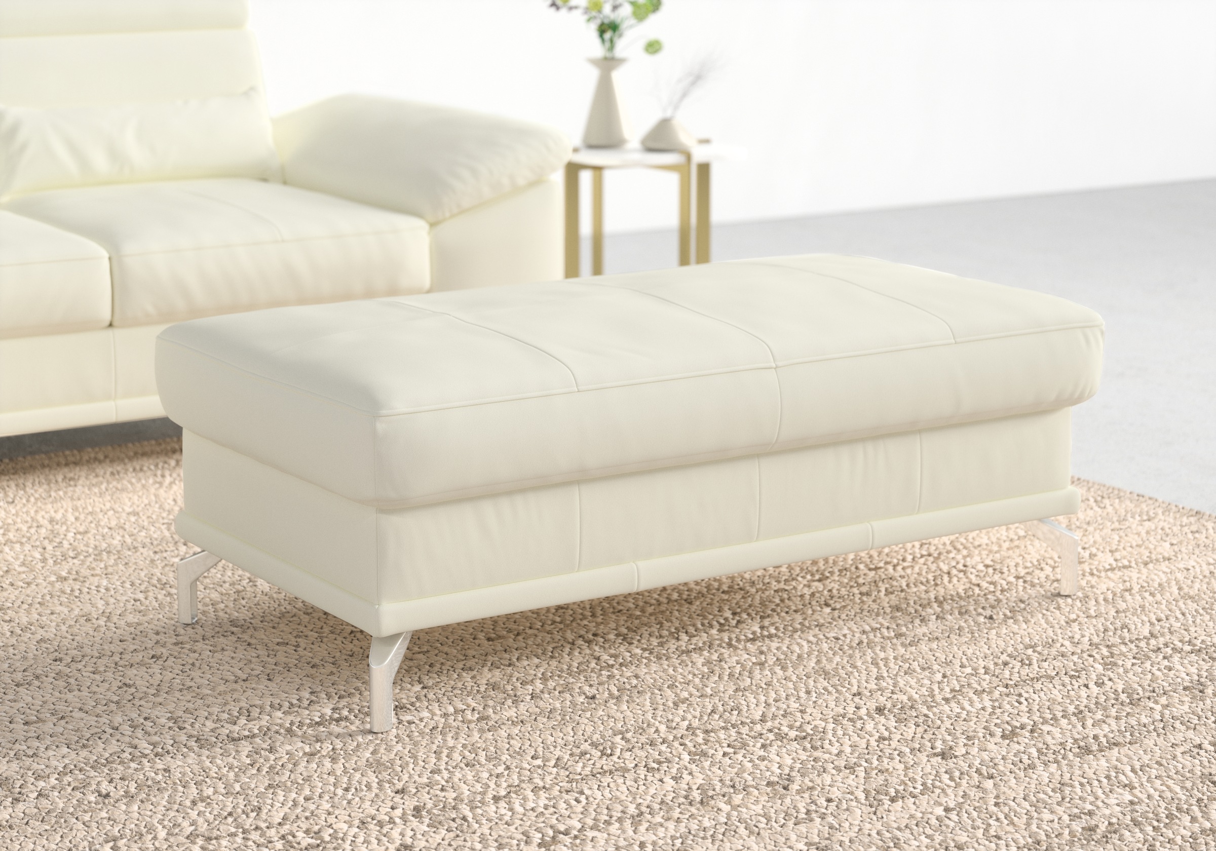 sit&more Hocker »Cabrio, B: 113 cm« individuell zu kombinieren, Federkern günstig online kaufen