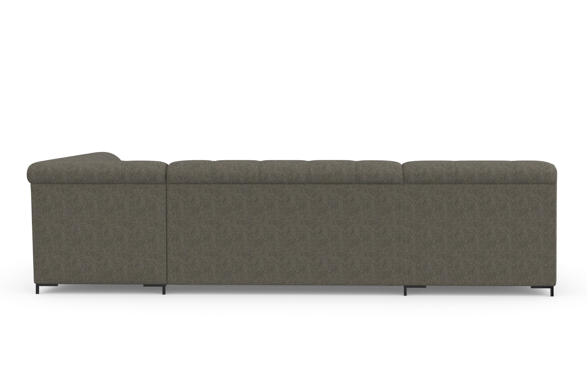 INOSIGN Wohnlandschaft »Balme, moderne Formensprache, zeitloses Design, U-Form«, Inkl. Zierkissen, wahlweise mit Bettfunktion