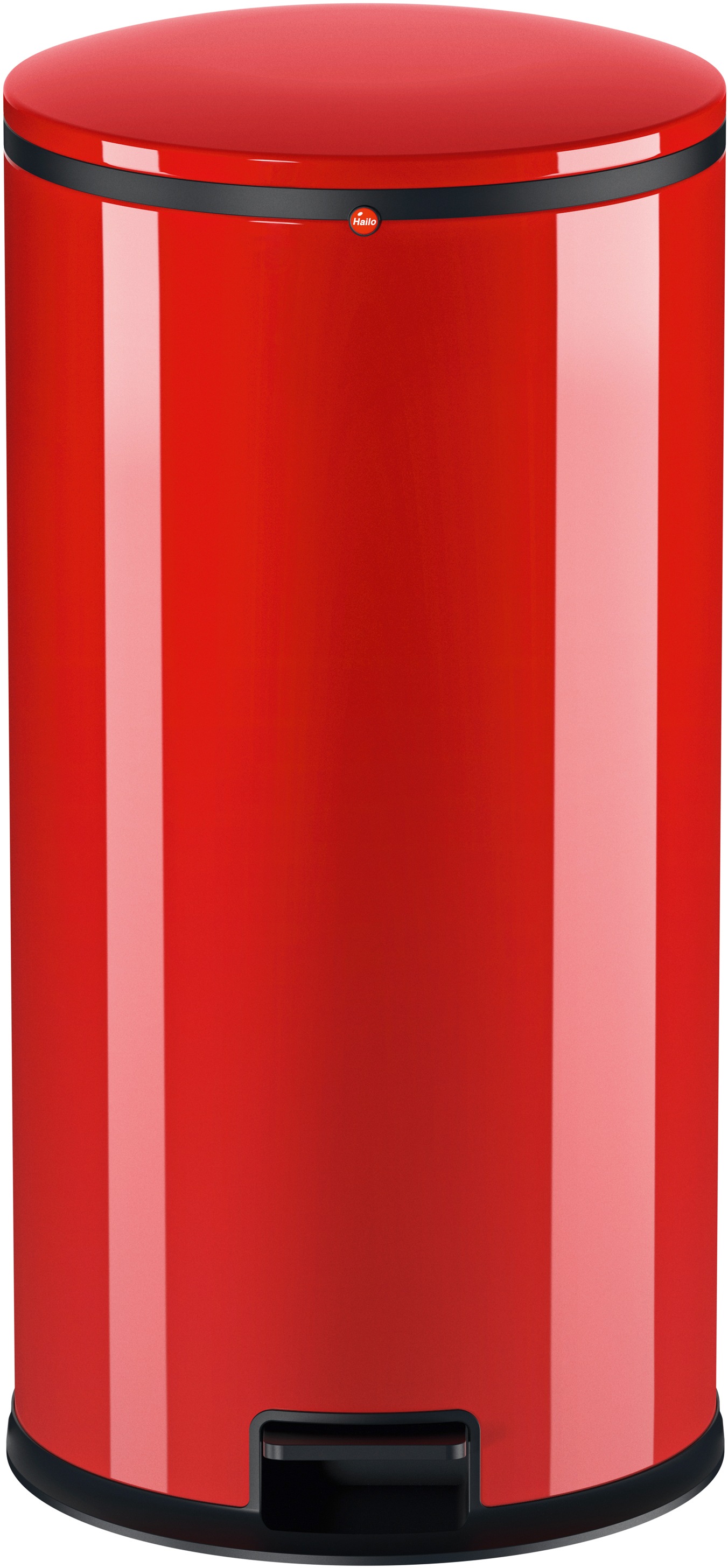 Hailo Mülleimer »Pure XL«, 1 Behälter, 44 l, Stahlblech o. Edelstahl, verzinkter Inneneimer, Made in Germany