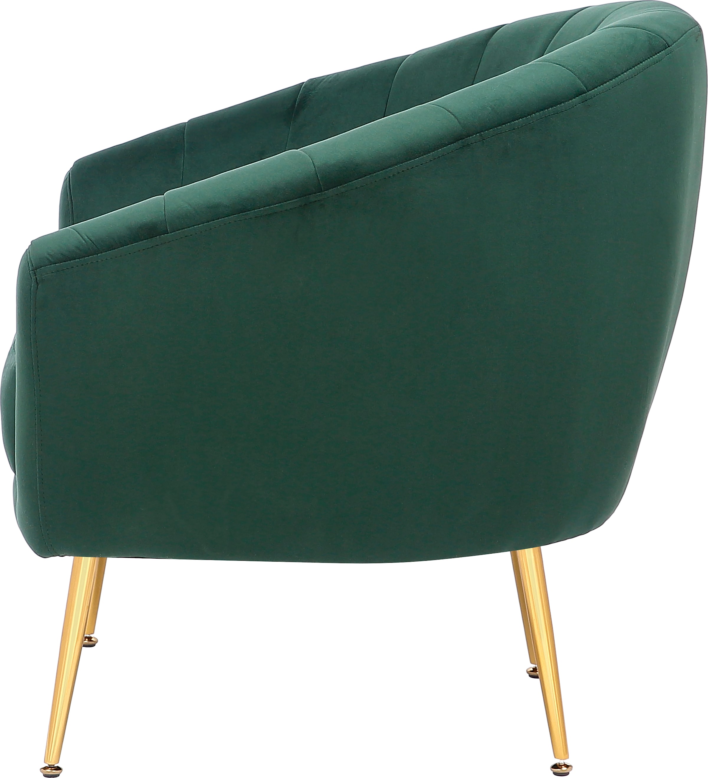 Kayoom Sessel »Sofa Doreen 125, komfortabler Sessel, einfarbige Gestaltung«, (1 St.), modern, platzsparend, pflegeleicht, samtweicher Bezug aus Stoff