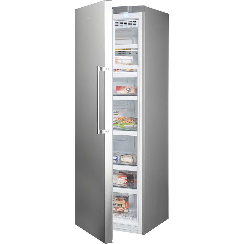 AMICA Gefrierschrank »GSN 328 100 E« 185, 5 cm hoch 59, 5 cm breit edelstahl optik