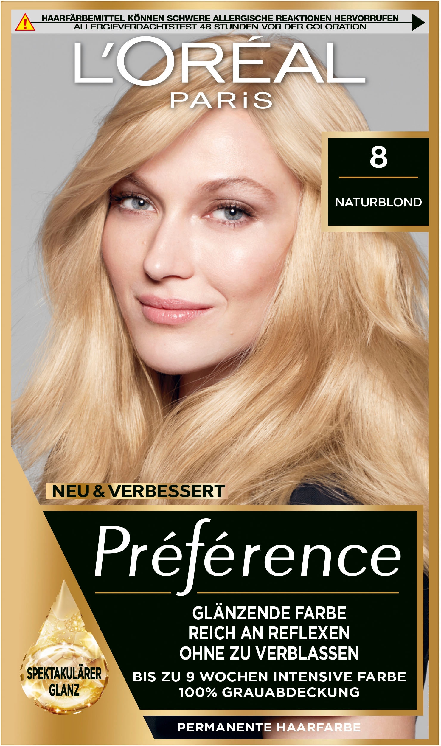 L'ORÉAL PARIS Coloration »Préférence«, (Packung, 3 tlg.), mit Grauabdeckung