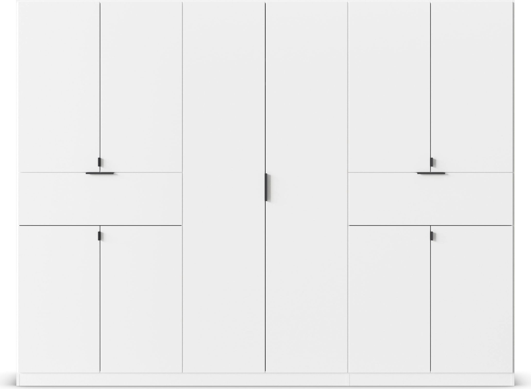 rauch Drehtürenschrank »Kleiderschrank Schrank Garderobe Wäscheschrank TICAO«, (Schubladen in der Höhe variabel positionierbar), mit 2 geräumigen Schubladen, viel Stauraum MADE IN GERMANY