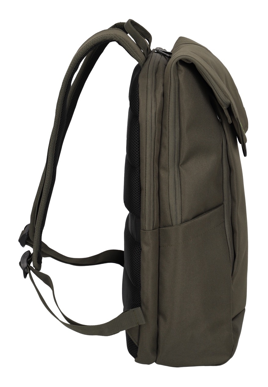 travelite Laptoprucksack »PATHWAY Fold«, Aufsteckfunktion Freizeitrucksack Seitlicher Eingriff