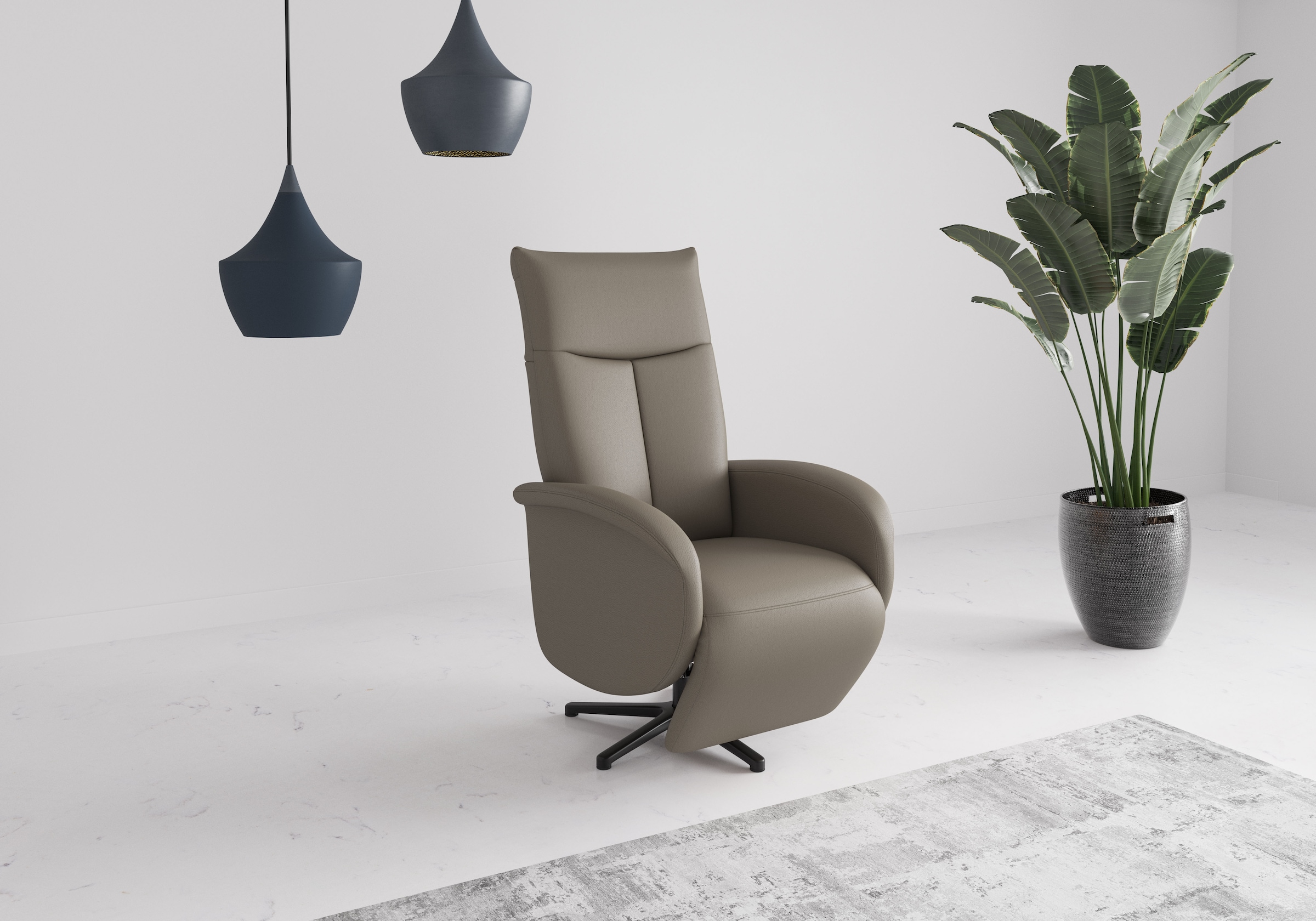 sit&more TV-Sessel »Juma, inkl. Drehfunktion & Kopfteilverstellung«, Höhe A günstig online kaufen
