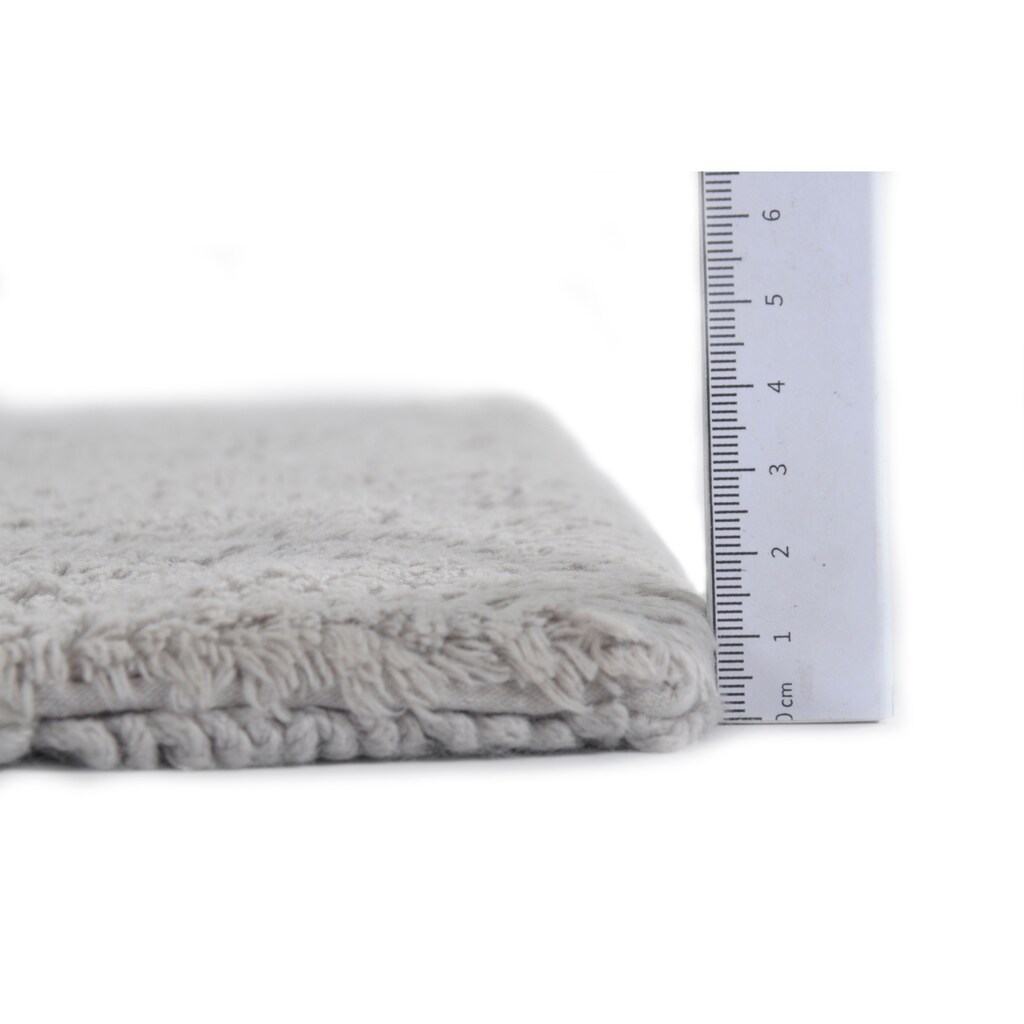 TOM TAILOR HOME Badematte »Cotton Double Uni«, Höhe 20 mm, beidseitig nutzbar-fußbodenheizungsgeeignet-strapazierfähig