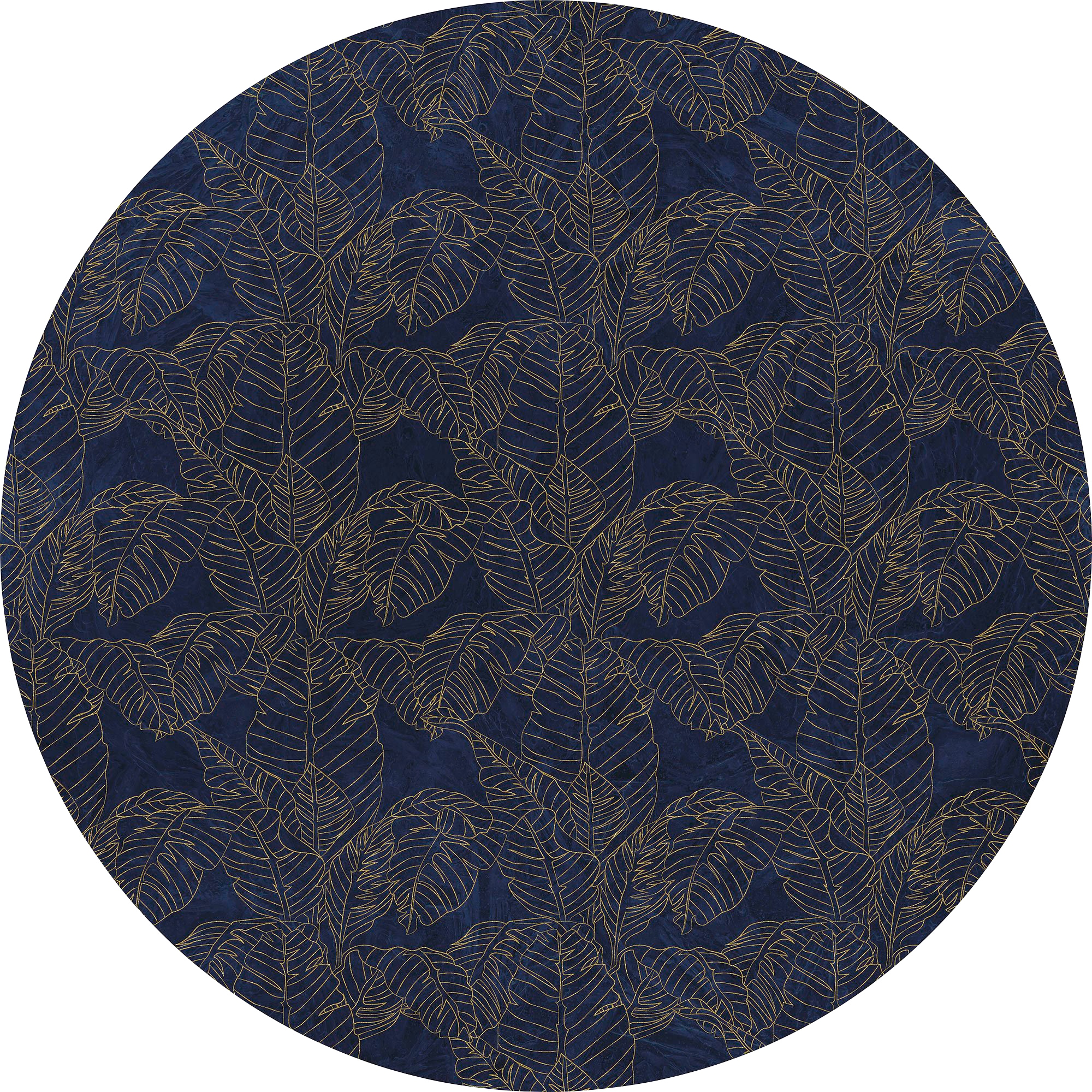 Komar Vliestapete »Royal Blue«, 125x125 cm (Breite x Höhe), rund und selbstklebend