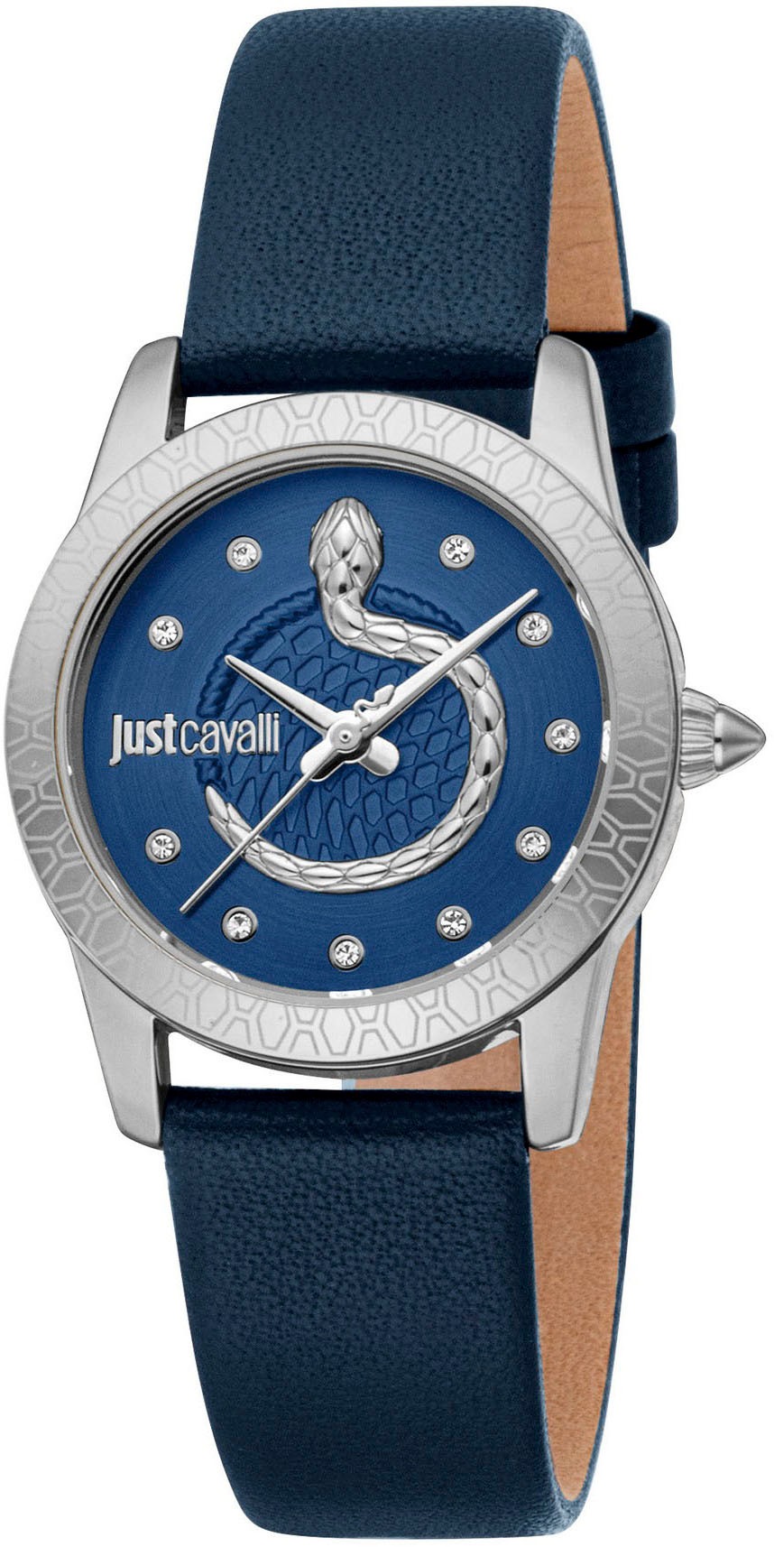 Just Cavalli Time Quarzuhr »Eterna«, (Set, 2 tlg., mit passendem Schmuckarmband), Armbanduhr, Damenuhr, Lederarmband, Ideal auch als Geschenk, analog