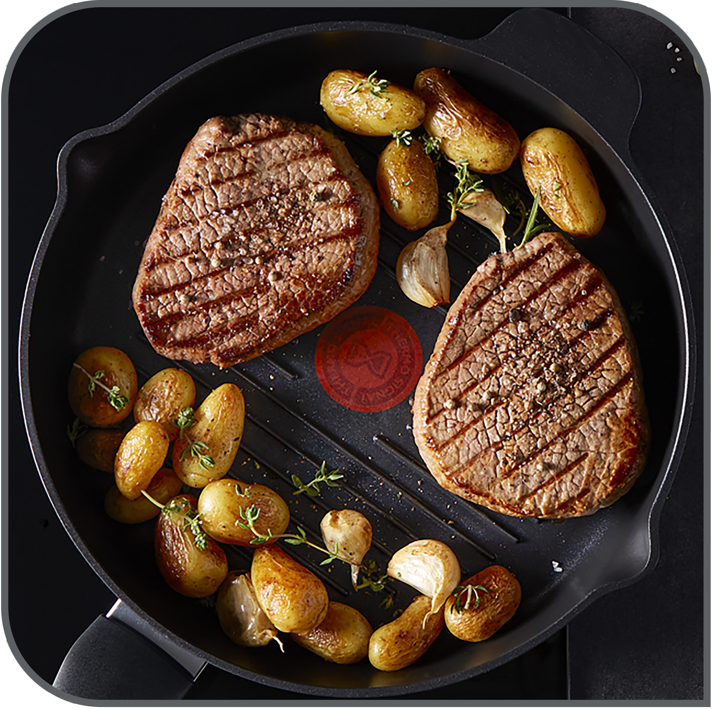 Tefal Bratpfanne »Robusto«, Aluminium, (1 tlg.), Aluguss