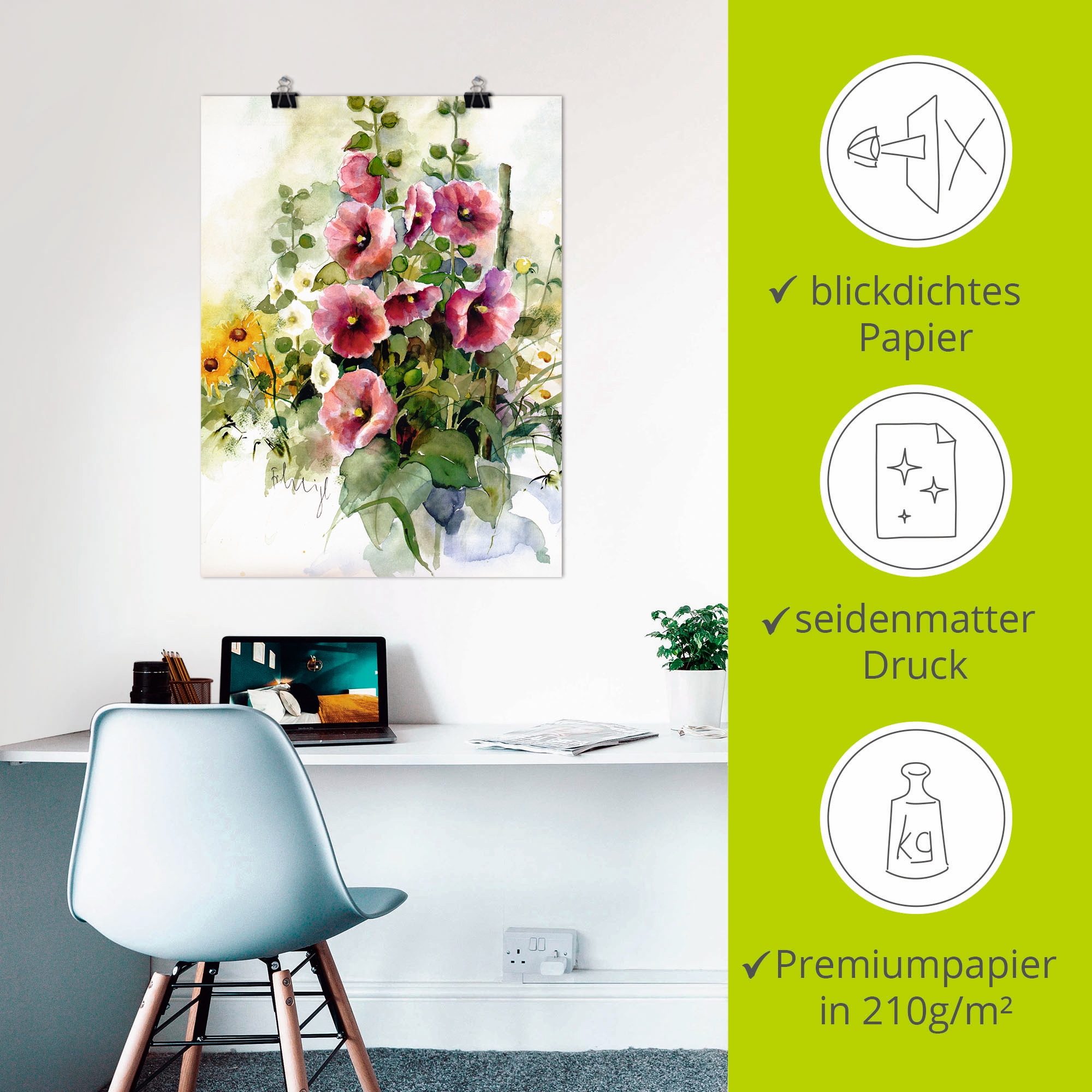 Artland Wandbild »Blumen Zusammenstellung I« Blumen 1 Stk. tlg. als Leinwandbild, Poster in verschied. Größen