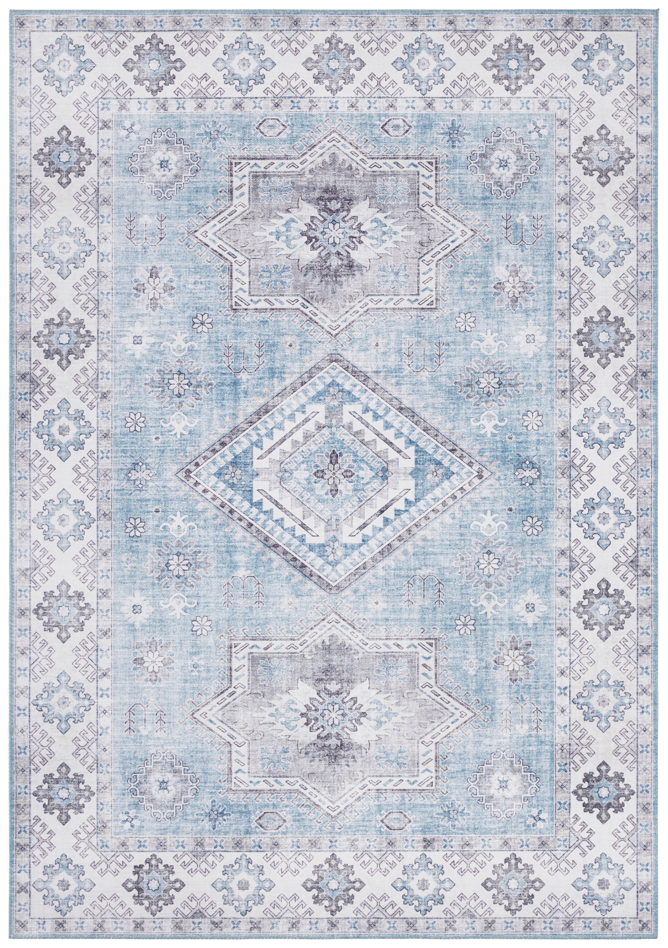 NORTHRUGS Teppich »Gratia«, rechteckig, 5 mm Höhe, Orientalisch, Vintage, F günstig online kaufen