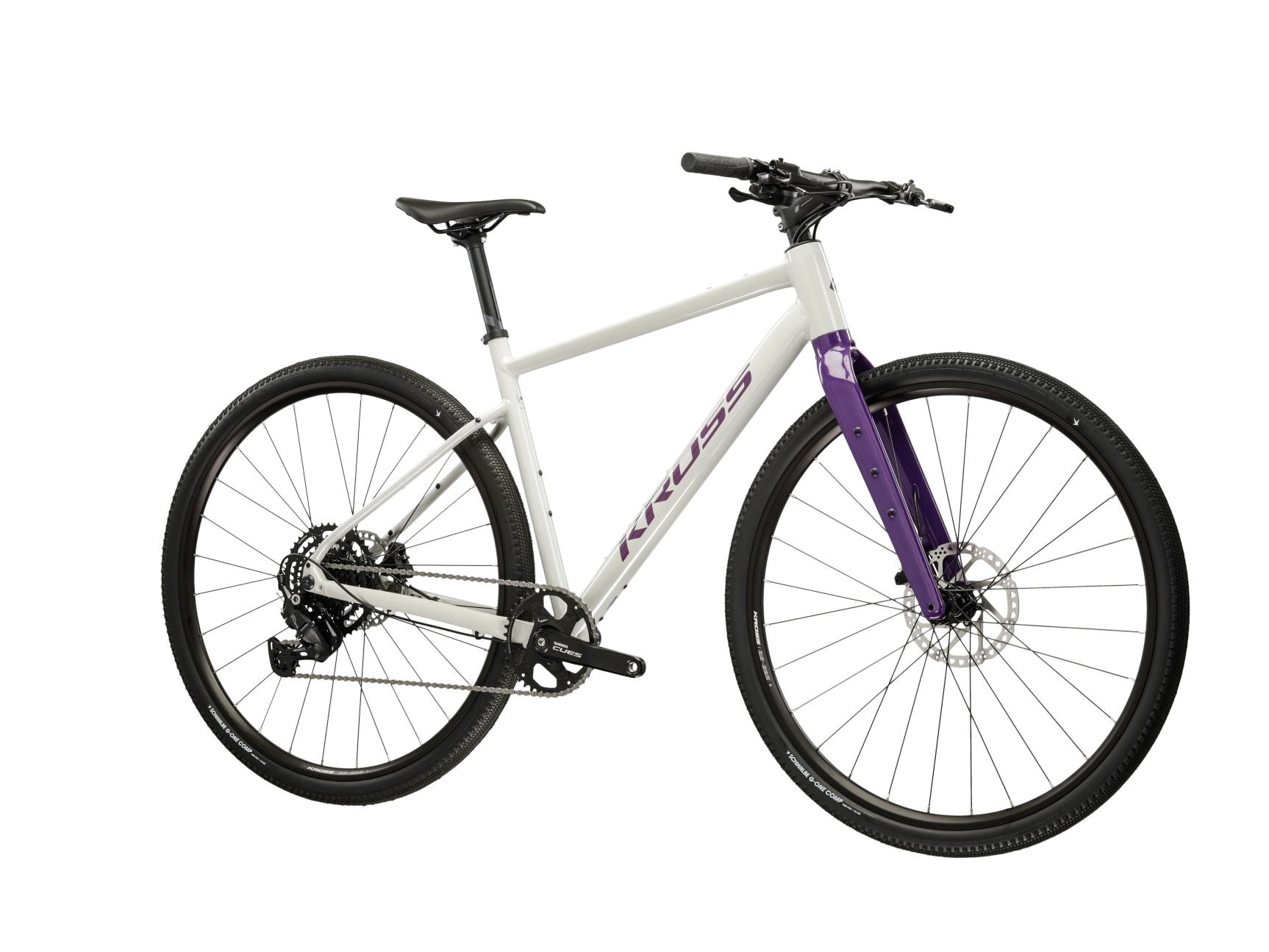 Kross Gravelbike »KROSS Gravelbike Esker 1.0 28" grau 9 Gänge« 18 Gang Shimano CUES U3020 Schaltwerk Kettenschaltung