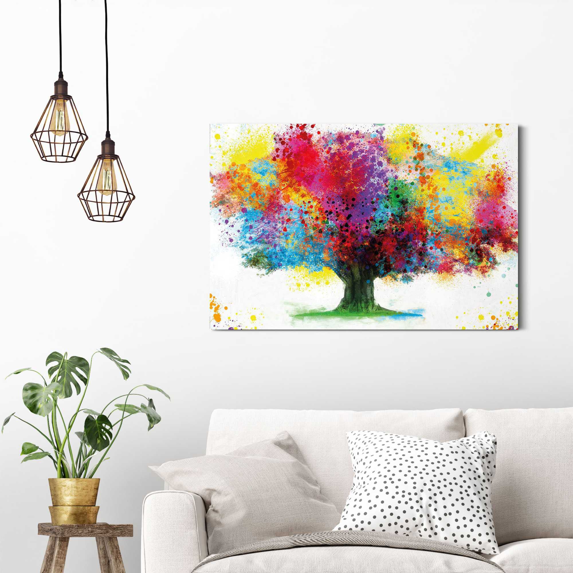 Reinders! Deco-Panel »Coloured Tree«, Baum-Baumbilder
