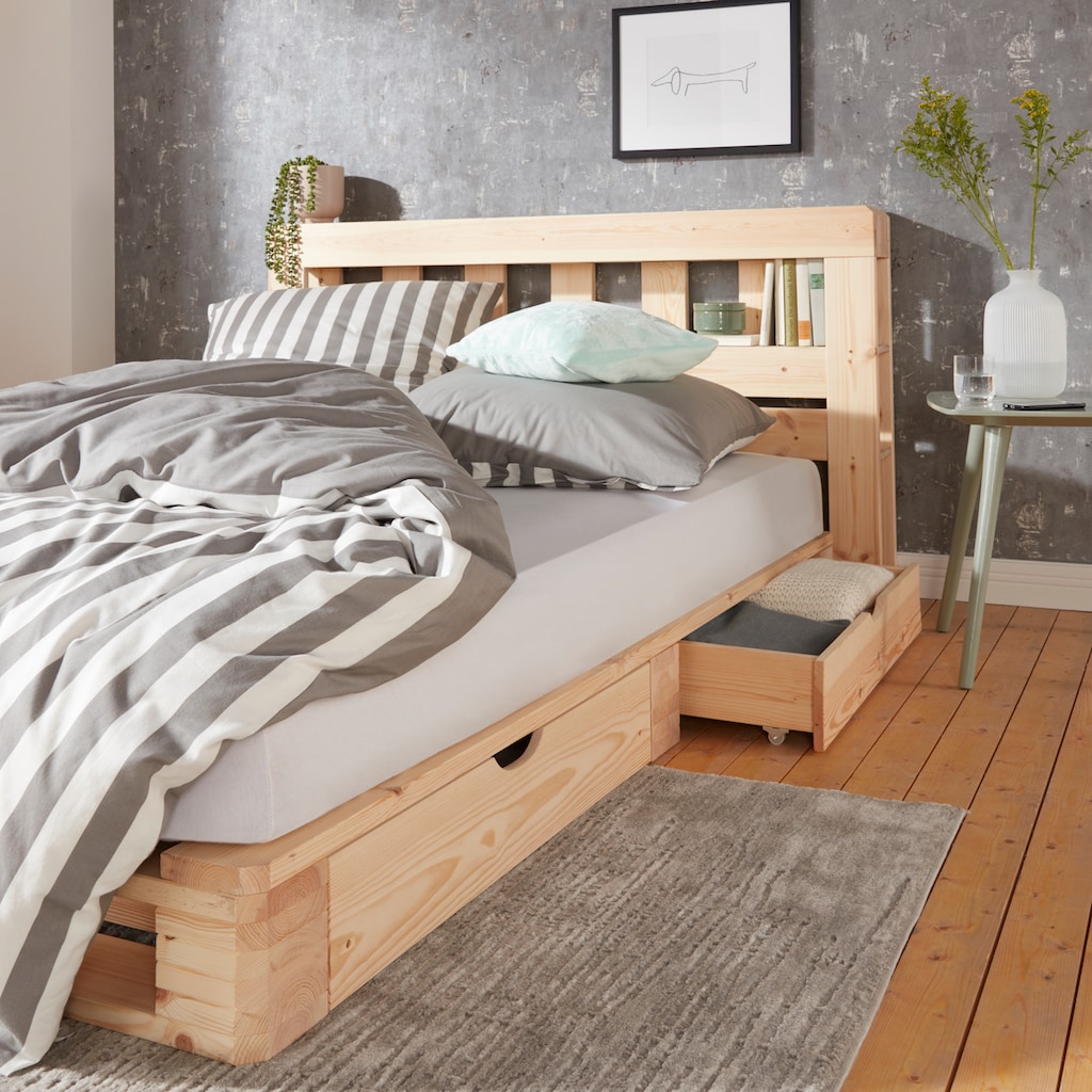 Home affaire Palettenbett »"ALASCO " BESTSELLER! Mit Schublade«