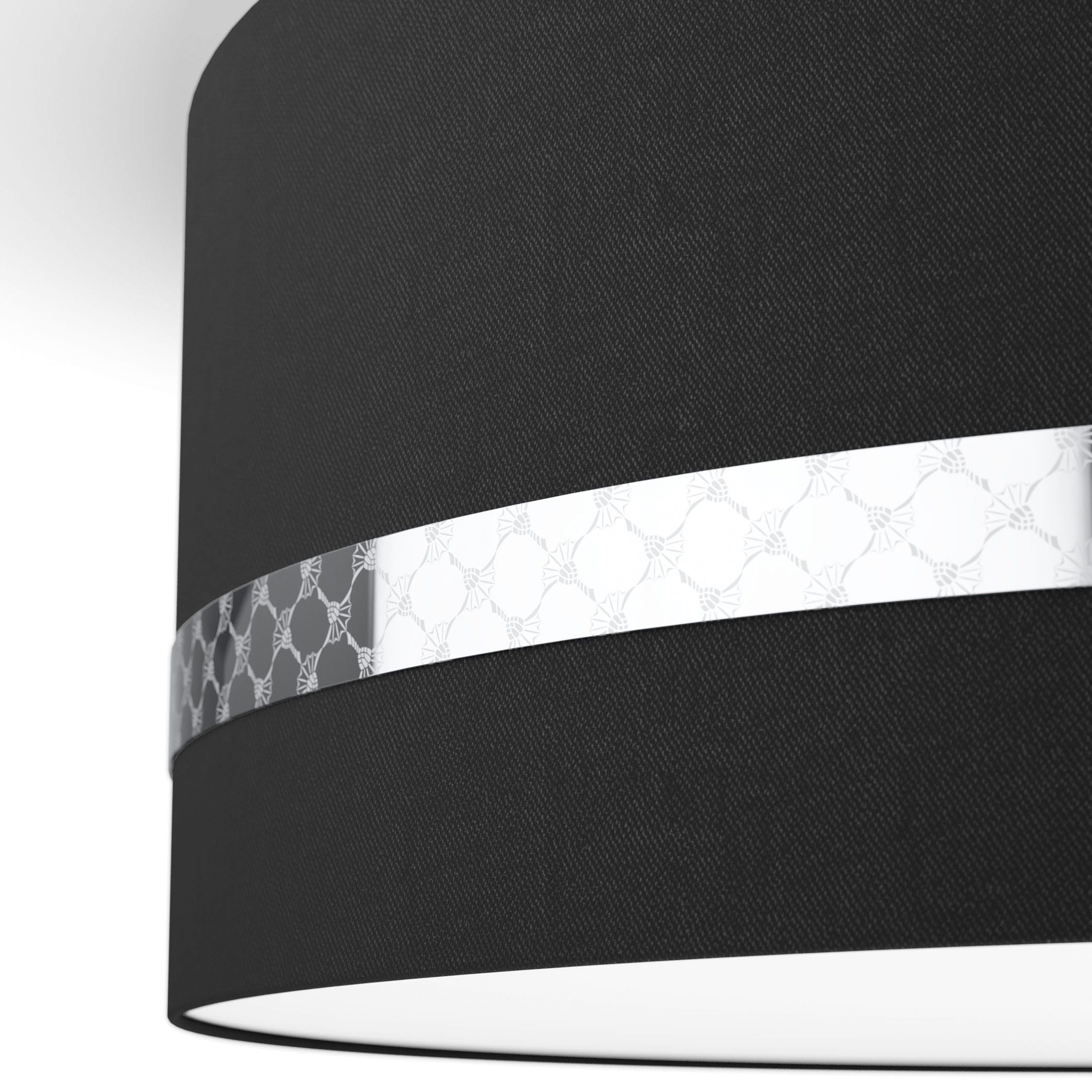 Joop! Deckenleuchte »ROUND LIGHTS«, mit online und rundem Textil-Leuchtenschirm Metall-Dekorband kaufen eingelassenem