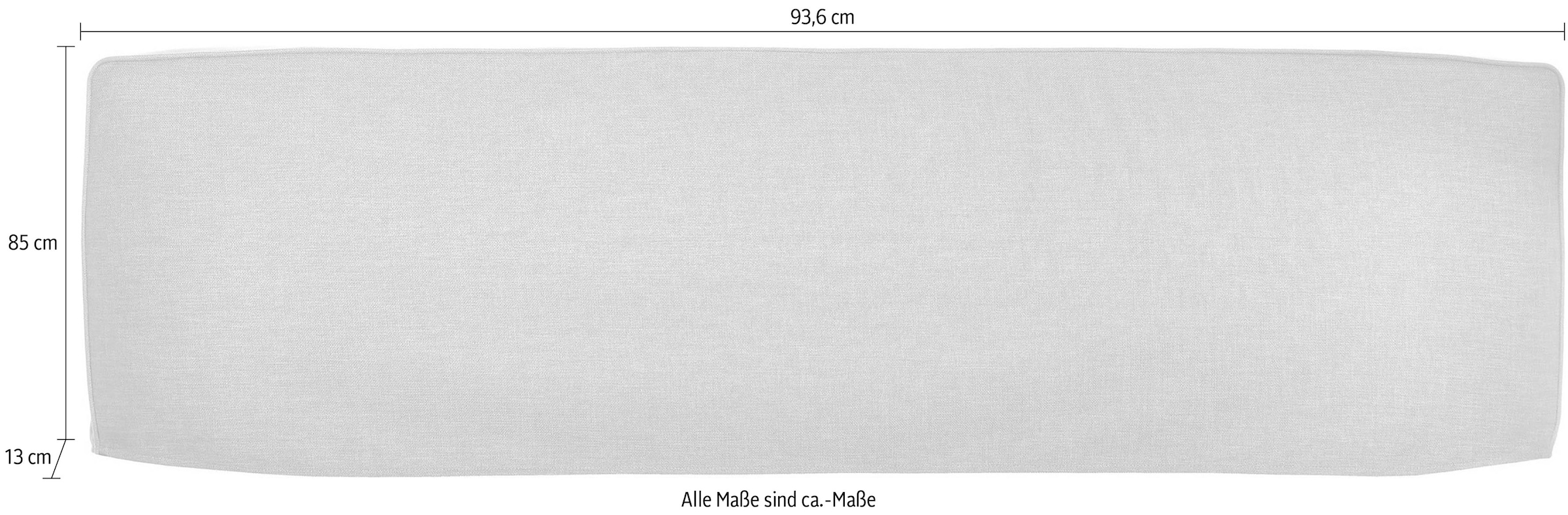 Müller SMALL LIVING Kopfteil »FLAI Polsterkopfteil«, Ergänzung für Einzelbett »FLAI«, ohne Kopfteil