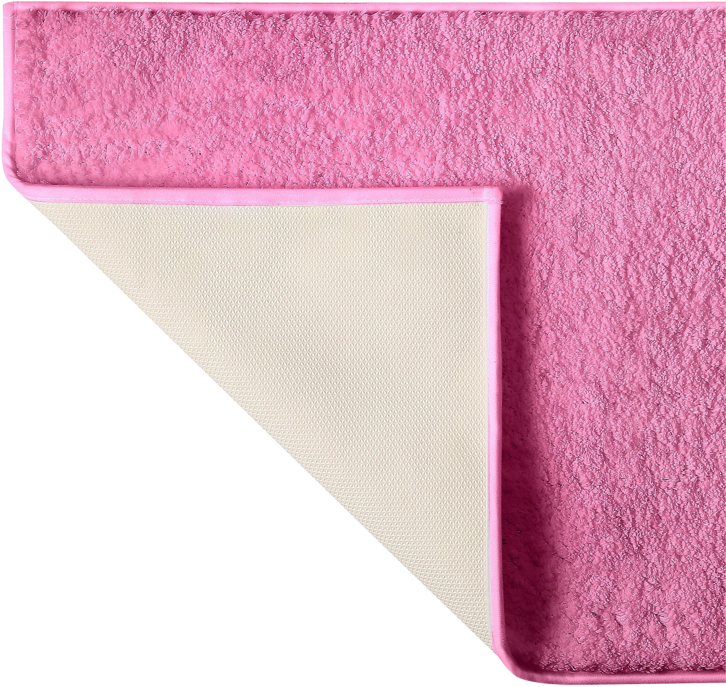 my home Badematte »Juna, Badteppich«, rutschhemmend beschichtet, fußbodenheizungsgeeignet-strapazierfähig, besonders weich, Badematten, unifarben