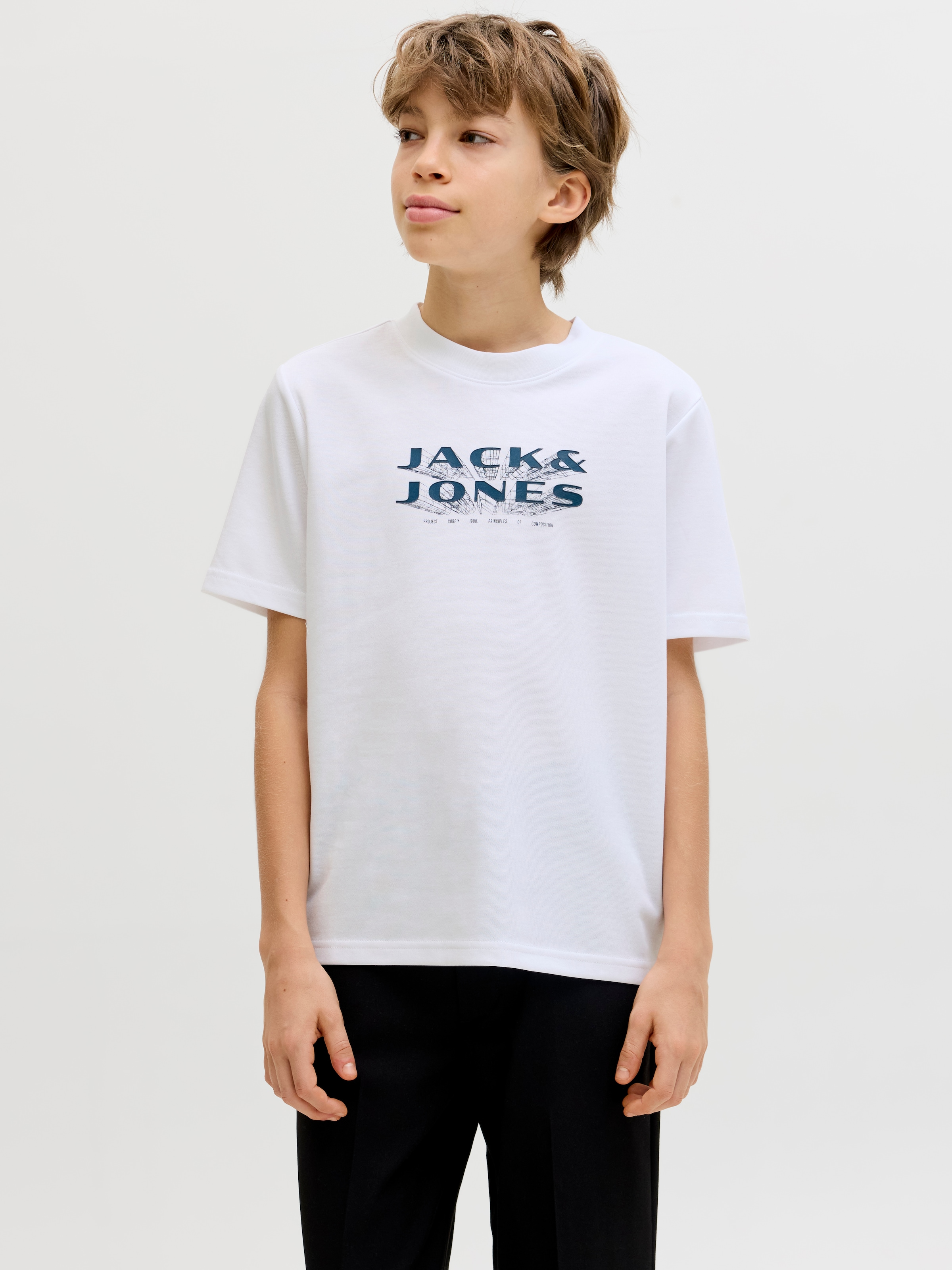 Jack & Jones Junior T-Shirt »JCOFUSION JJ BRANDING TEE SS CN JNR«